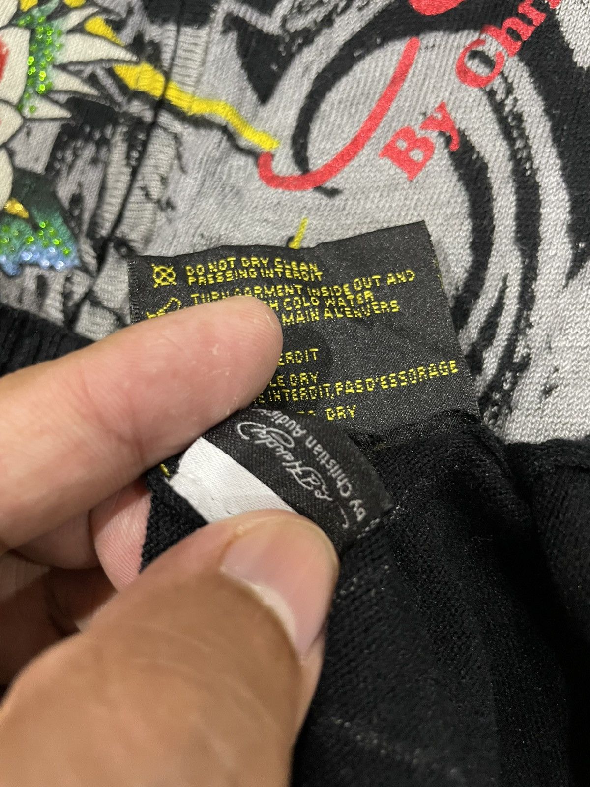 Christian Audigier Ed Hardy By Christian Audigier Sleeveless Hooded Sweatshirt Size M / US 6-8 / IT 42-44 - 24 Thumbnail
