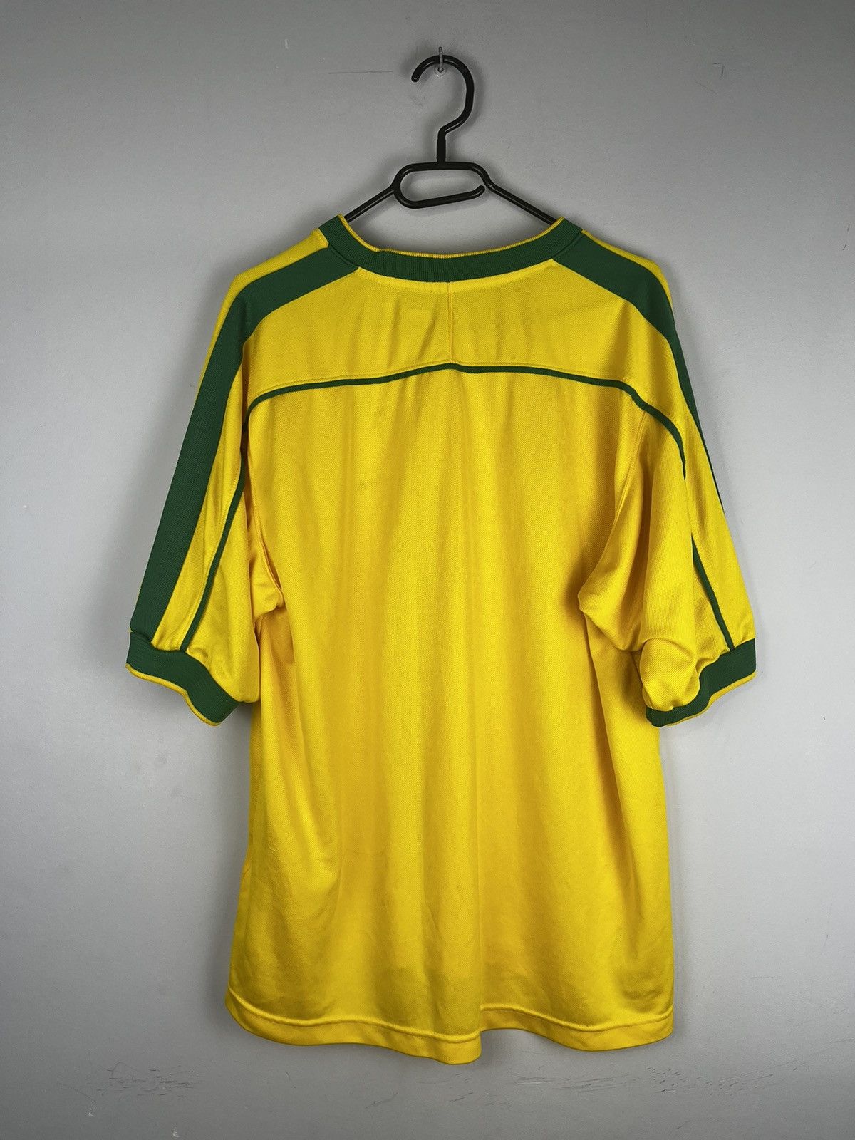 Nike × Vintage 90s Nike Brazil 1998 home Jersey Size US L / EU 52-54 / 3 - 6 Thumbnail