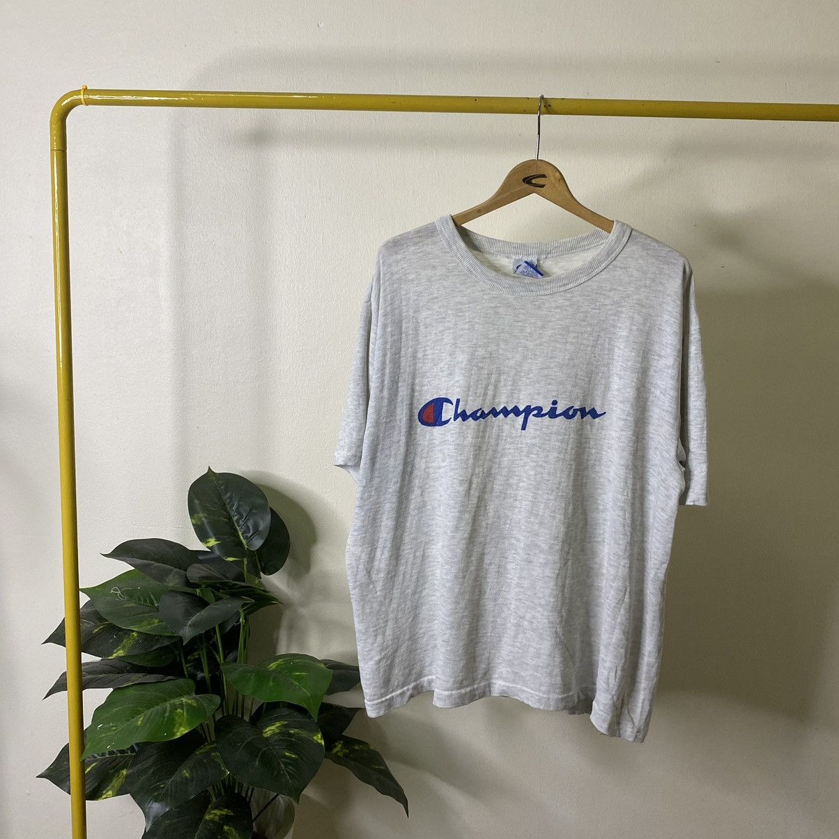 Champion Vintage 1990s Champion Spell Out OG Design Tee Size US XL / EU 56 / 4 - 1 Thumbnail