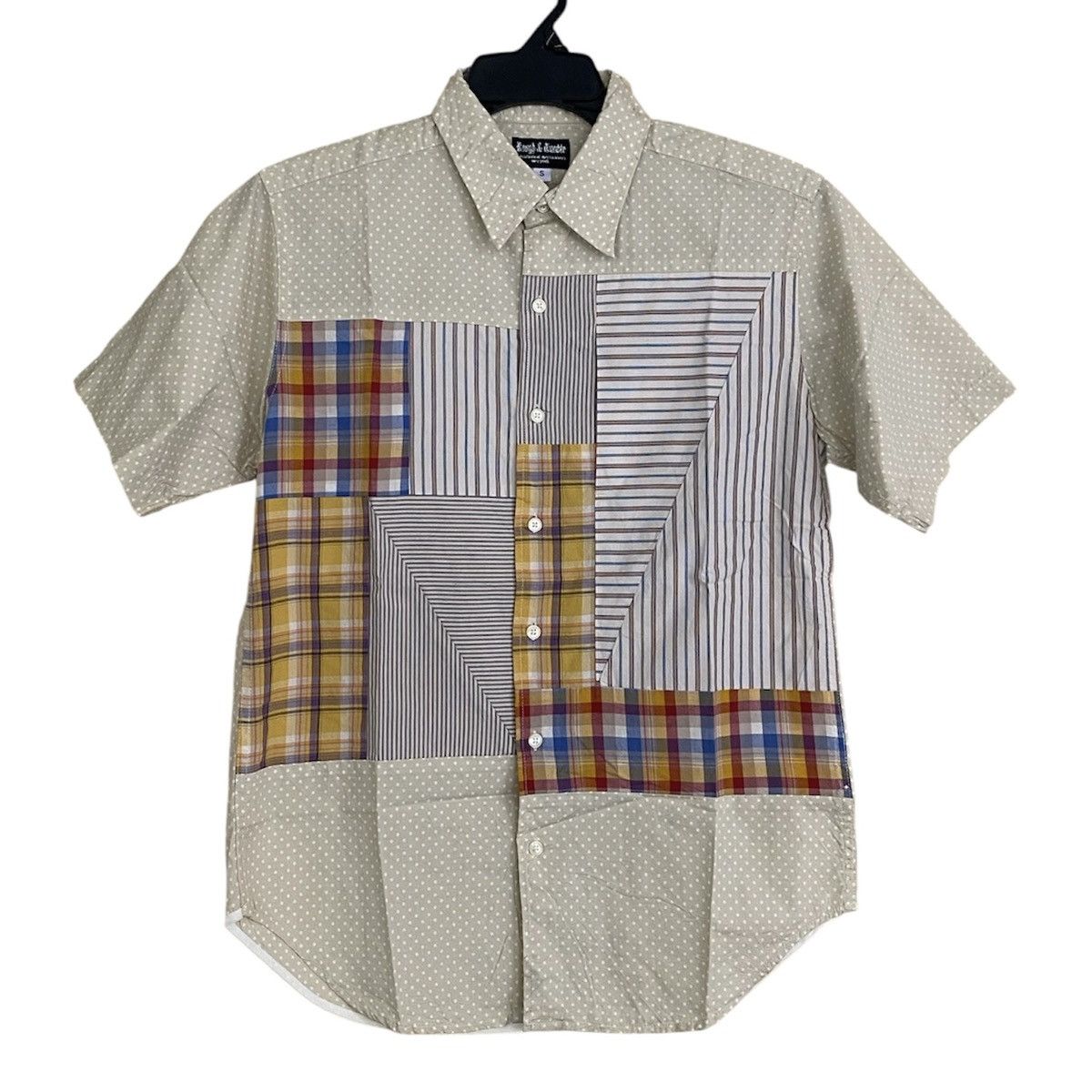 Nepenthes ROUGH & TUMBLE SS15 POLKA DOT BLOCK SHIRT Size US S / EU 44-46 / 1 - 1 Thumbnail