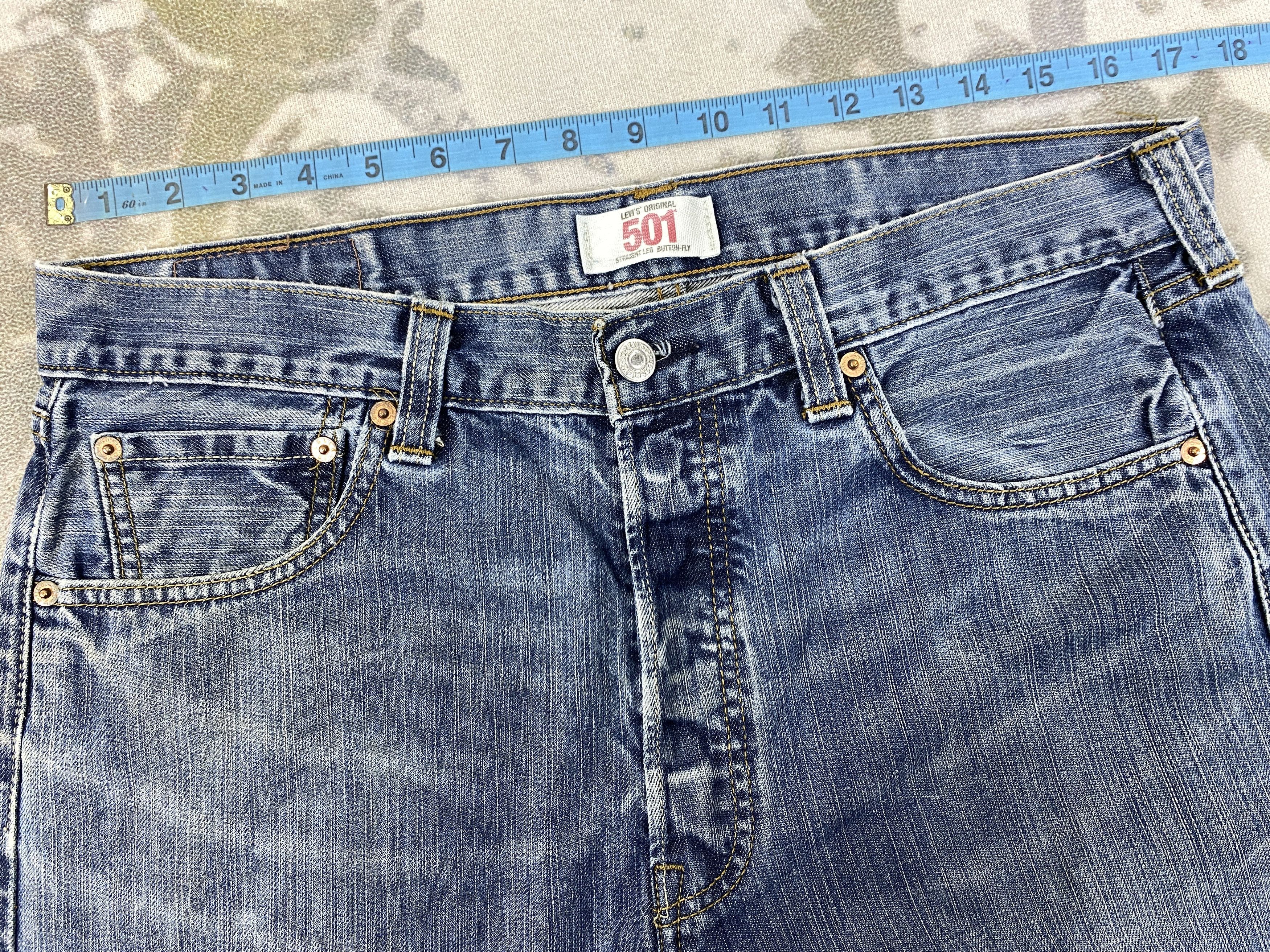 Levi's Dark Blue Vintage Levi's 501 Jeans 34x31.5 Denim -JN1602 Size US 34 / EU 50 - 5 Thumbnail