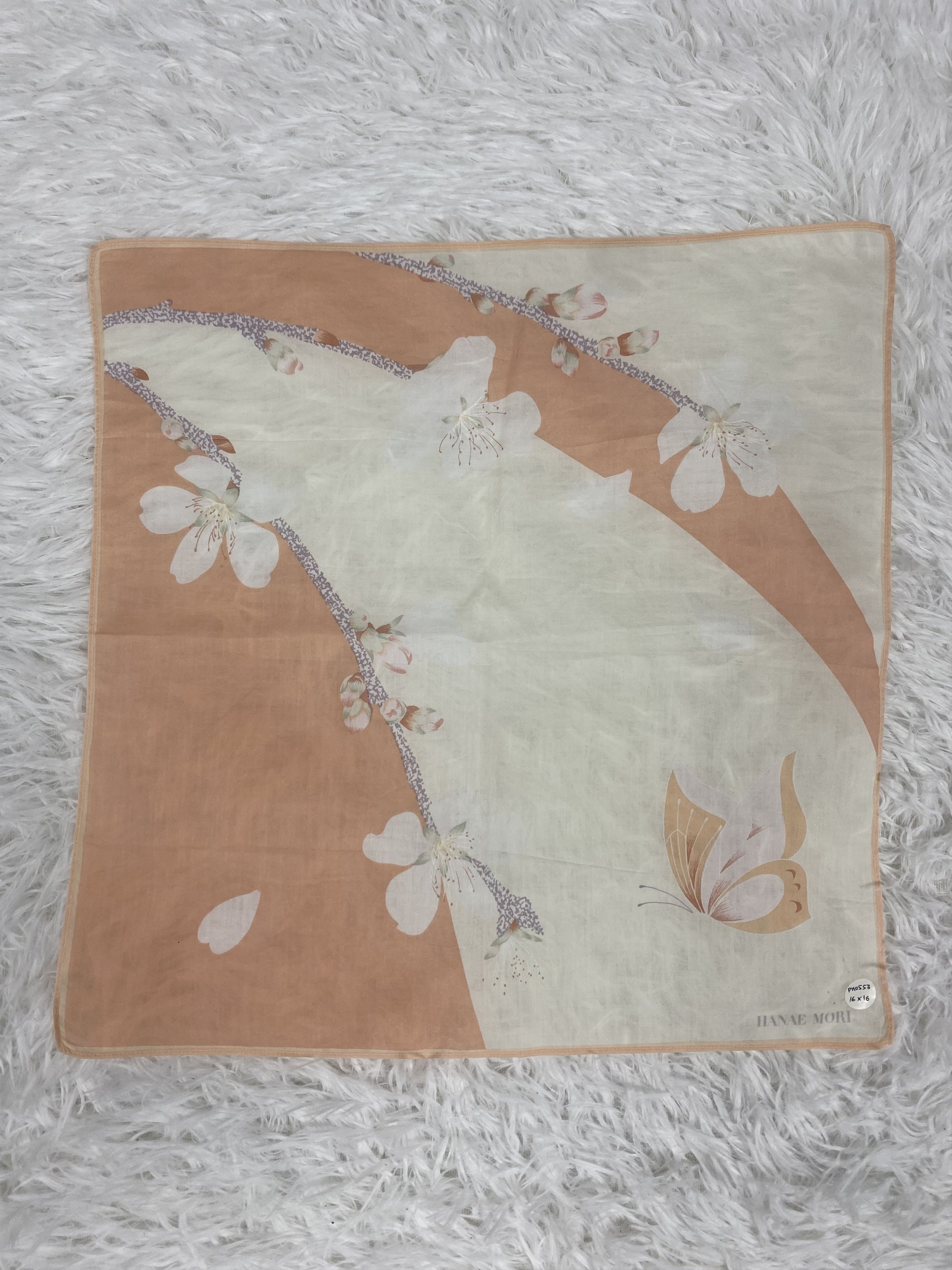 Hanae Mori Vintage Hanae Mori Handkerchief Neckerchief PH0553 Size ONE SIZE - 3 Thumbnail