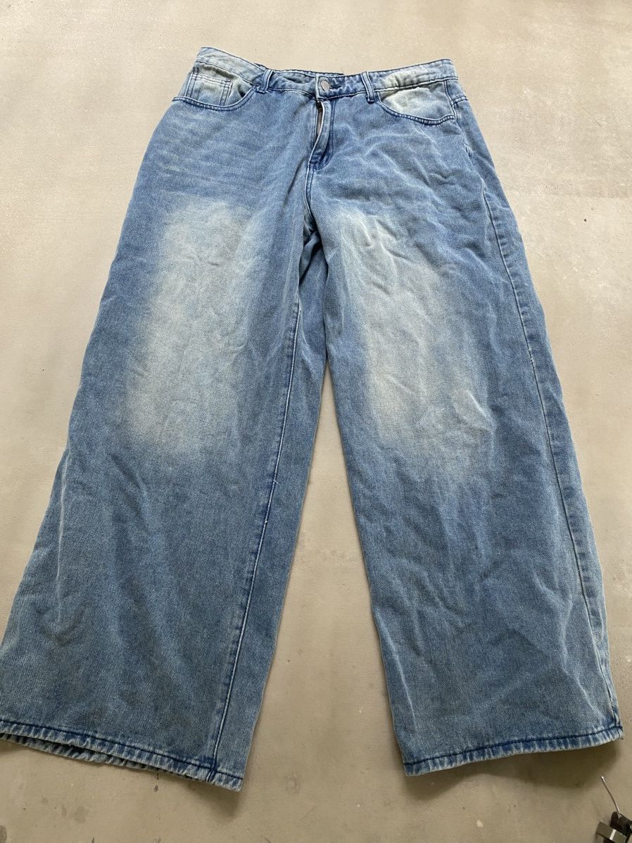Vintage Baggy denim jeans Size 35" - 1 Thumbnail