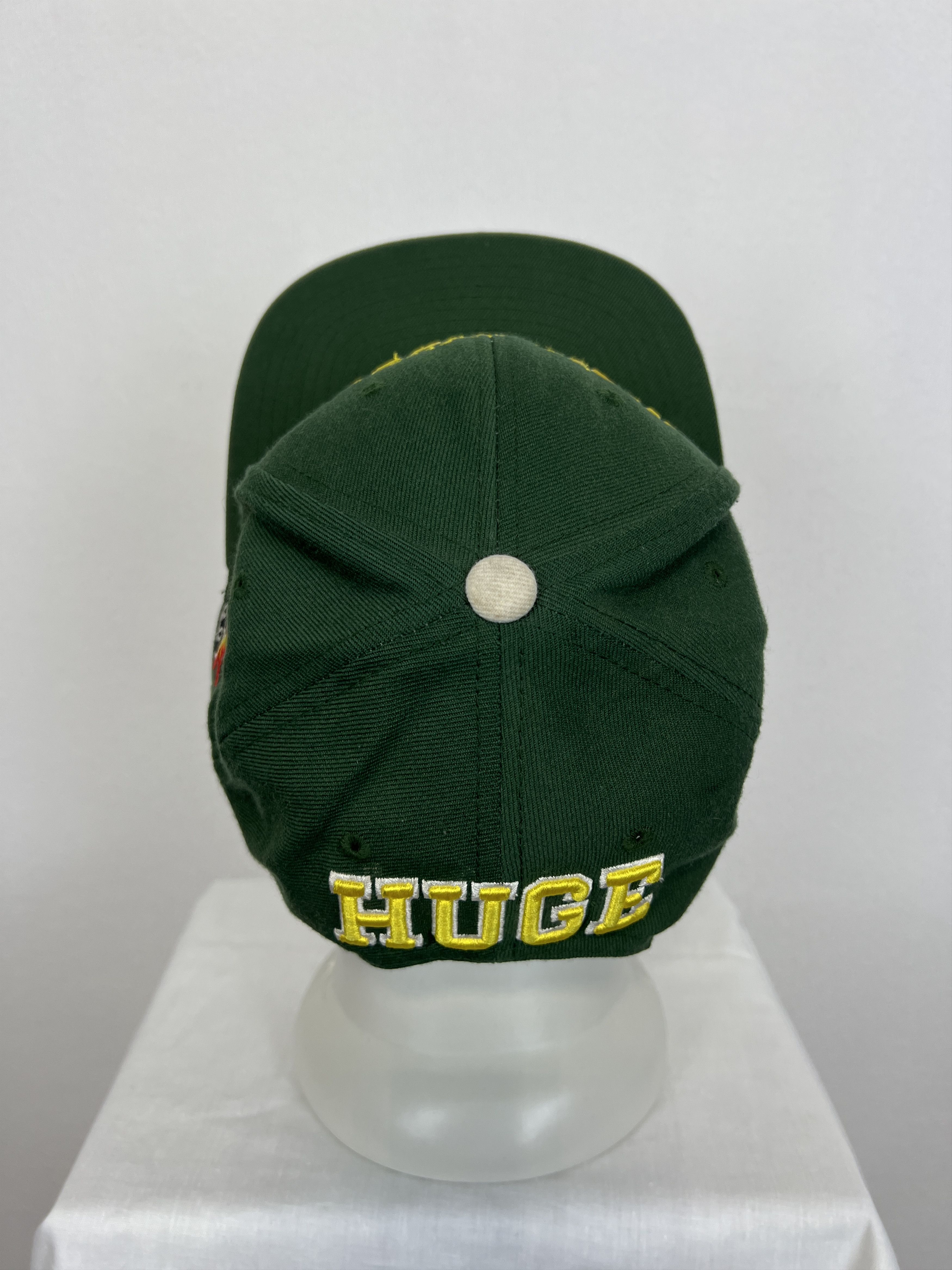 Vintage Los Angeles The Hundreds Bomb Logo Panel Green Cap Hat Rare Size ONE SIZE - 6 Thumbnail