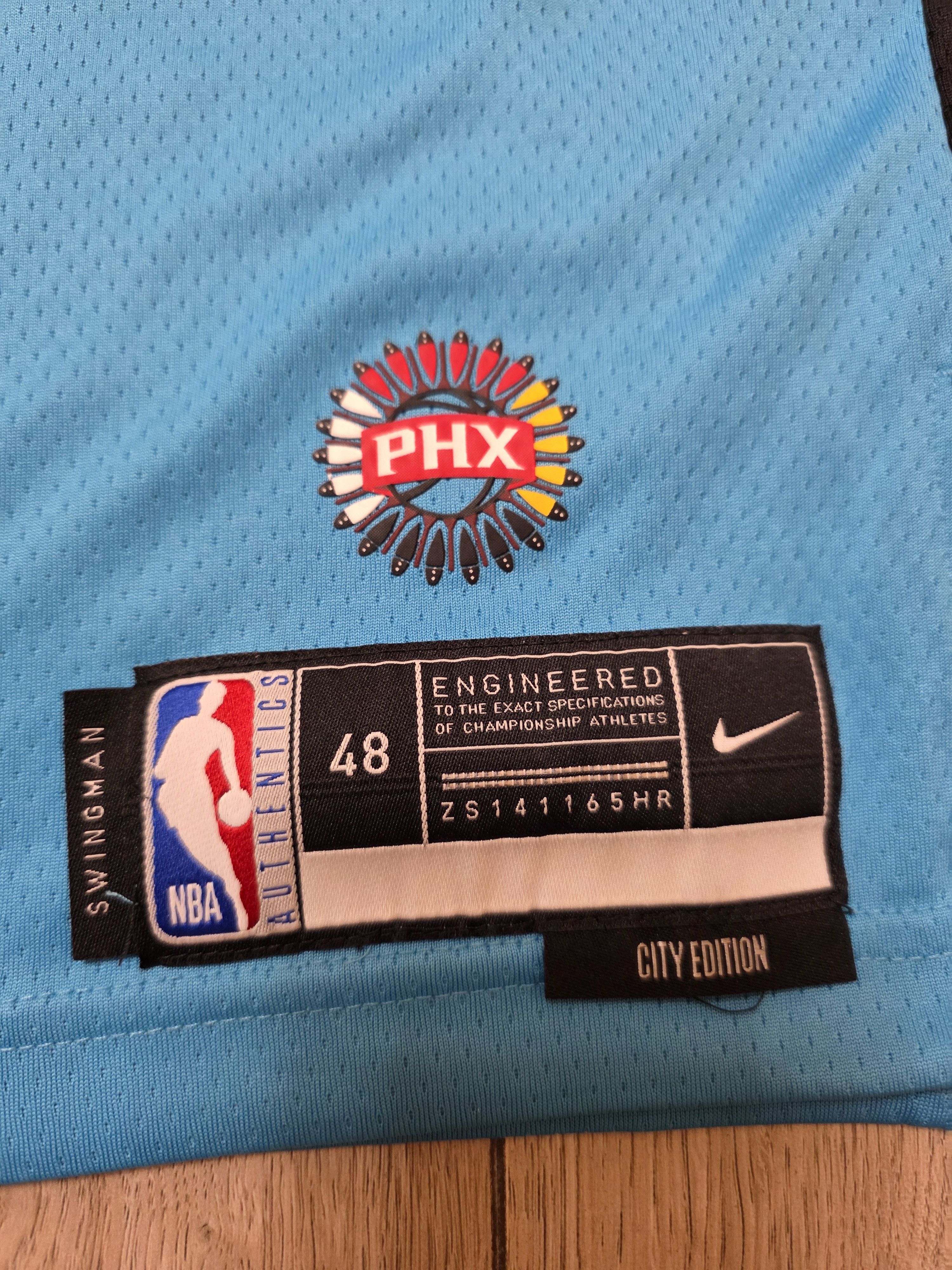 NBA PHOENIX SUNS NIKE JERSEY BOOKER BASKETBALL SHIRT BLUE NBA Size US L / EU 52-54 / 3 - 7 Thumbnail