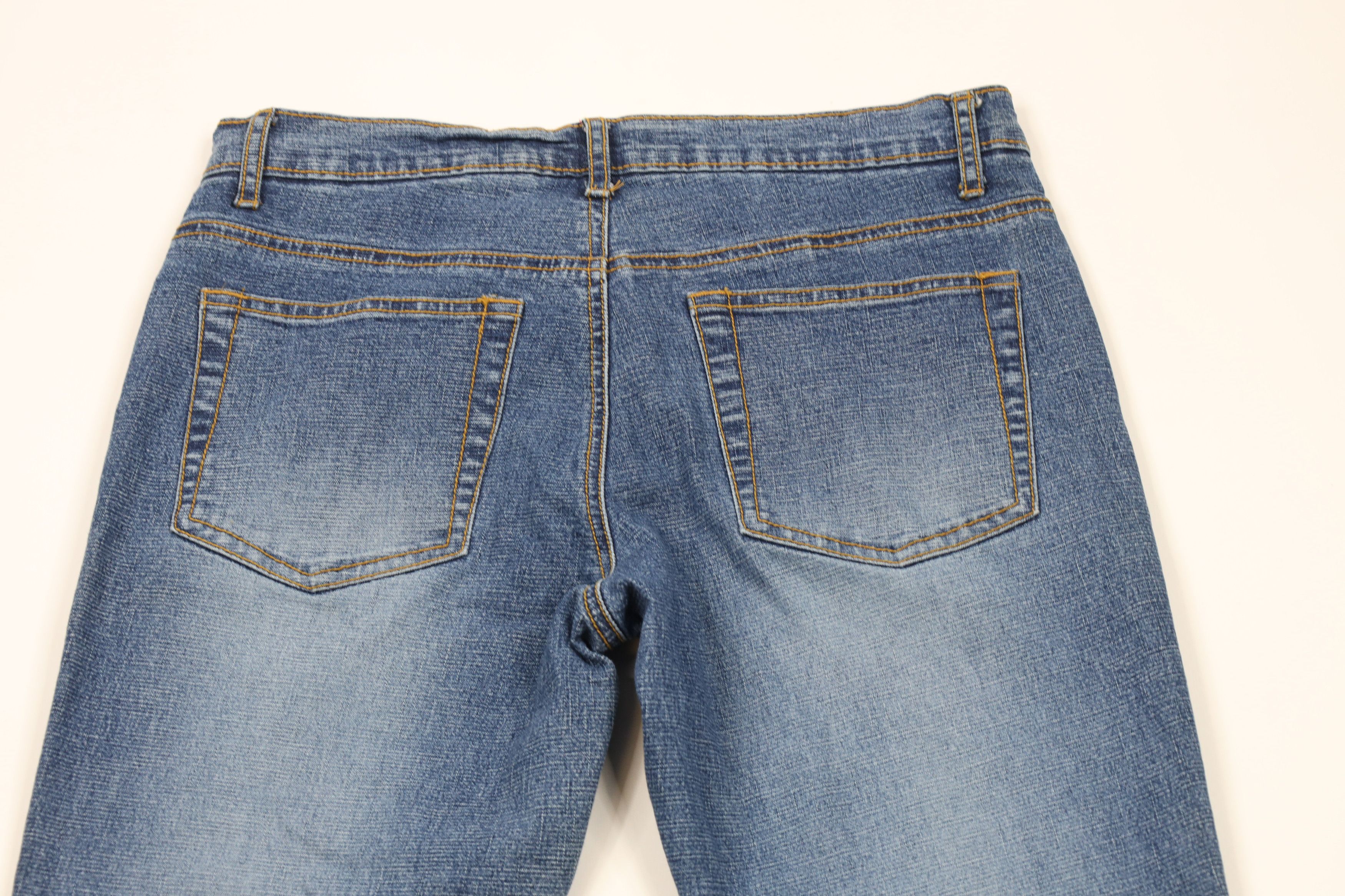 Vintage Vintage 90s Y2K Streetwear Babydoll Flared Wide Leg Jeans Size 30" / US 8 / IT 44 - 11 Thumbnail