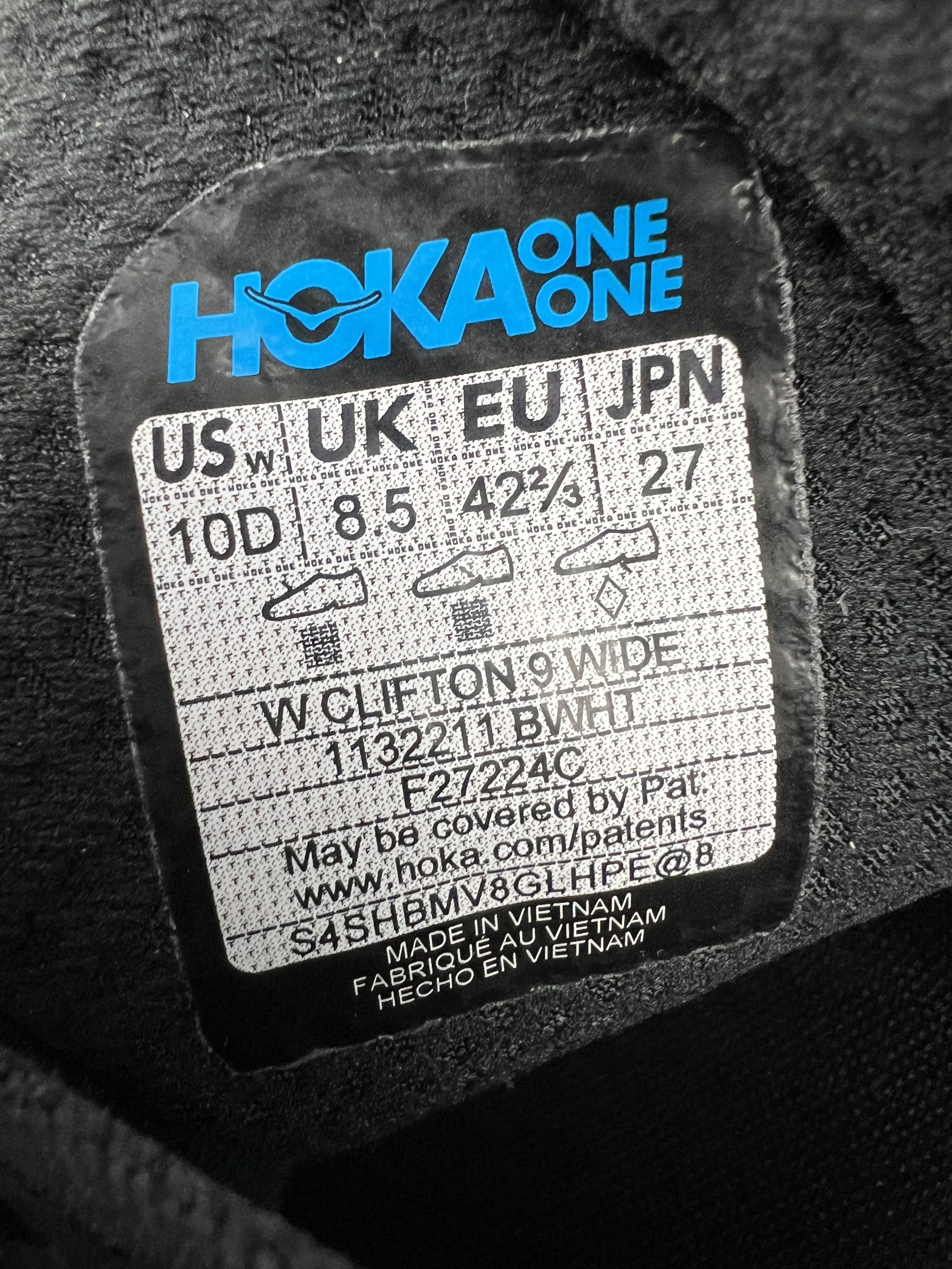Hoka 10D Hoka One One Clifton 9 Wide Running Shoes Walking Gym Size US 10 / IT 40 - 8 Thumbnail