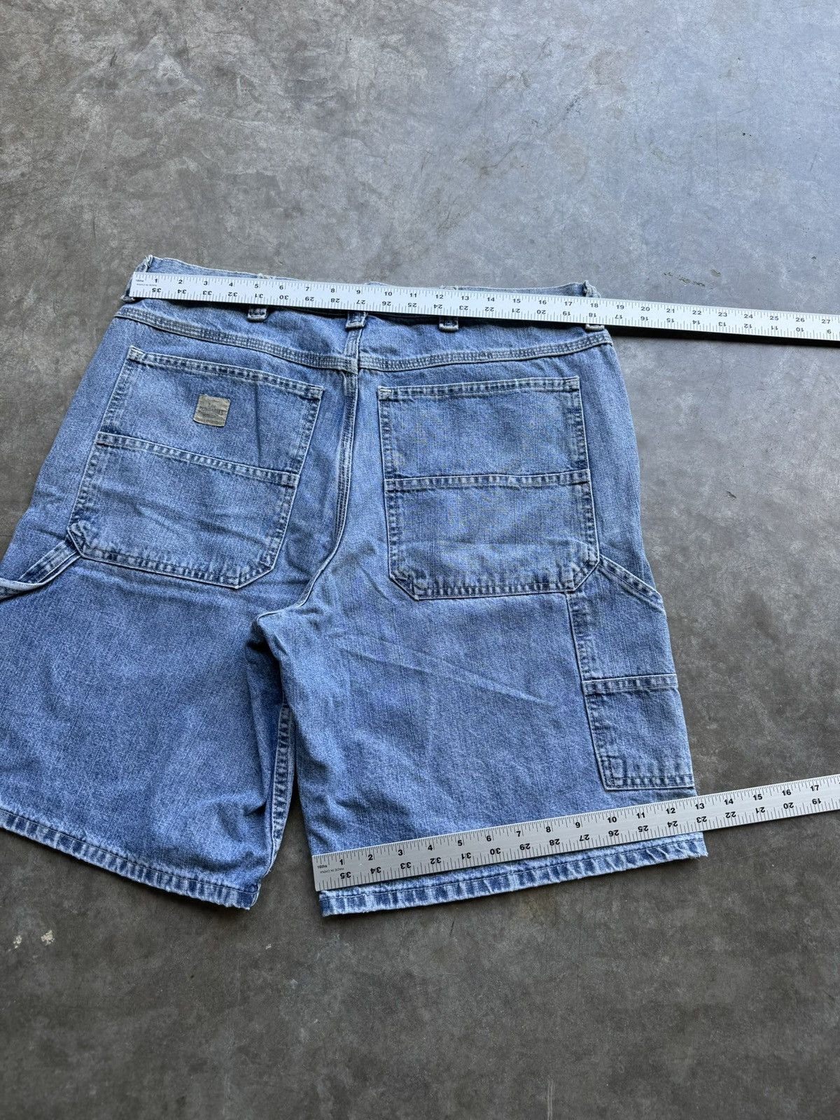 Lee Vintage 90’s/00’s Lee Carpenter Baggy Denim Jean Shorts Size US 36 / EU 52 - 5 Thumbnail
