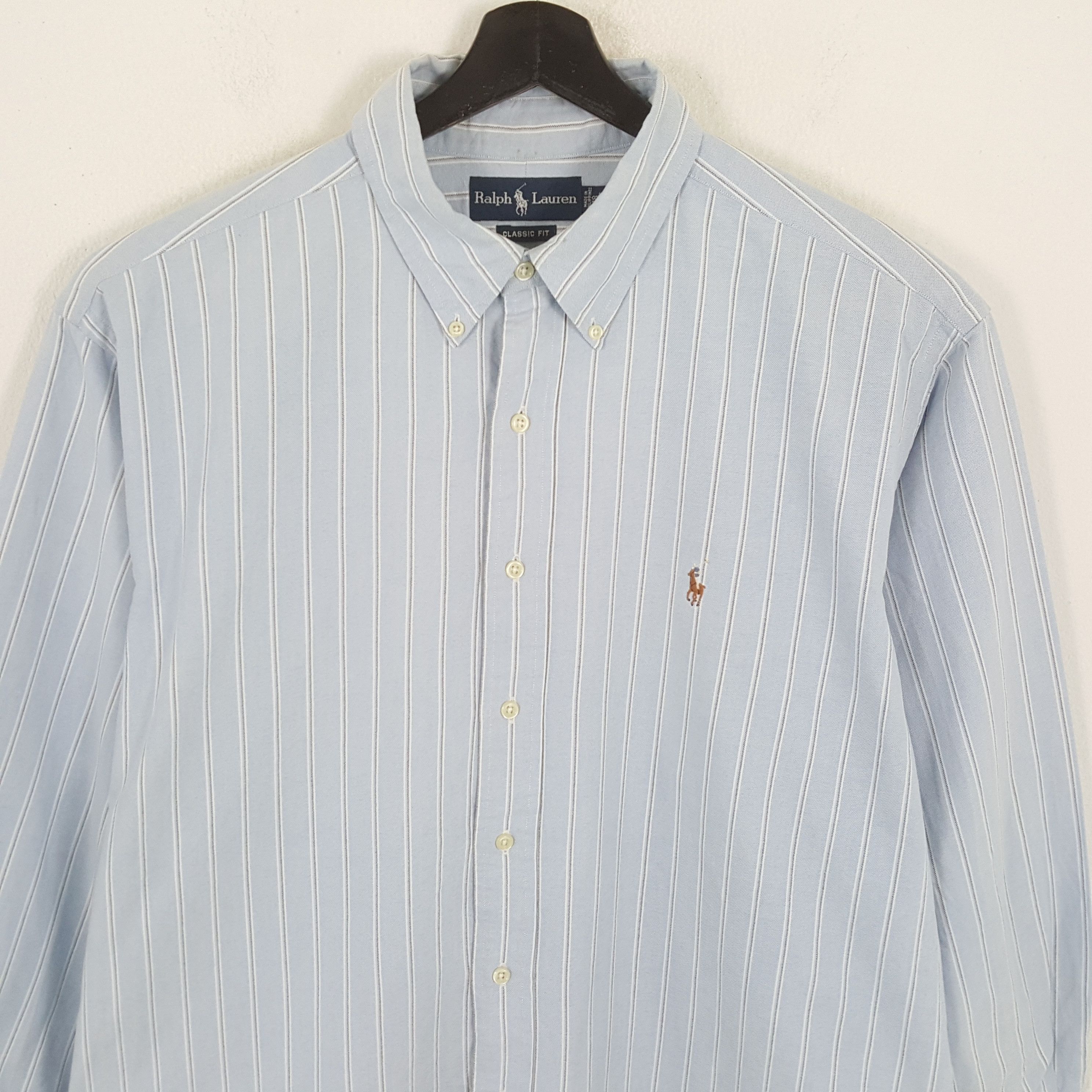 Polo Ralph Lauren × Vintage RALPH LAUREN Fashion Brand Formal Style Shirt Size US XXL / EU 58 / 5 - 2 Thumbnail