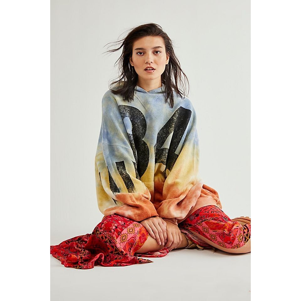 Free People New Blakely Boho Maxi Dress $148 SMALL Red Exaggerated Slit Size S / US 4 / IT 40 - 4 Thumbnail