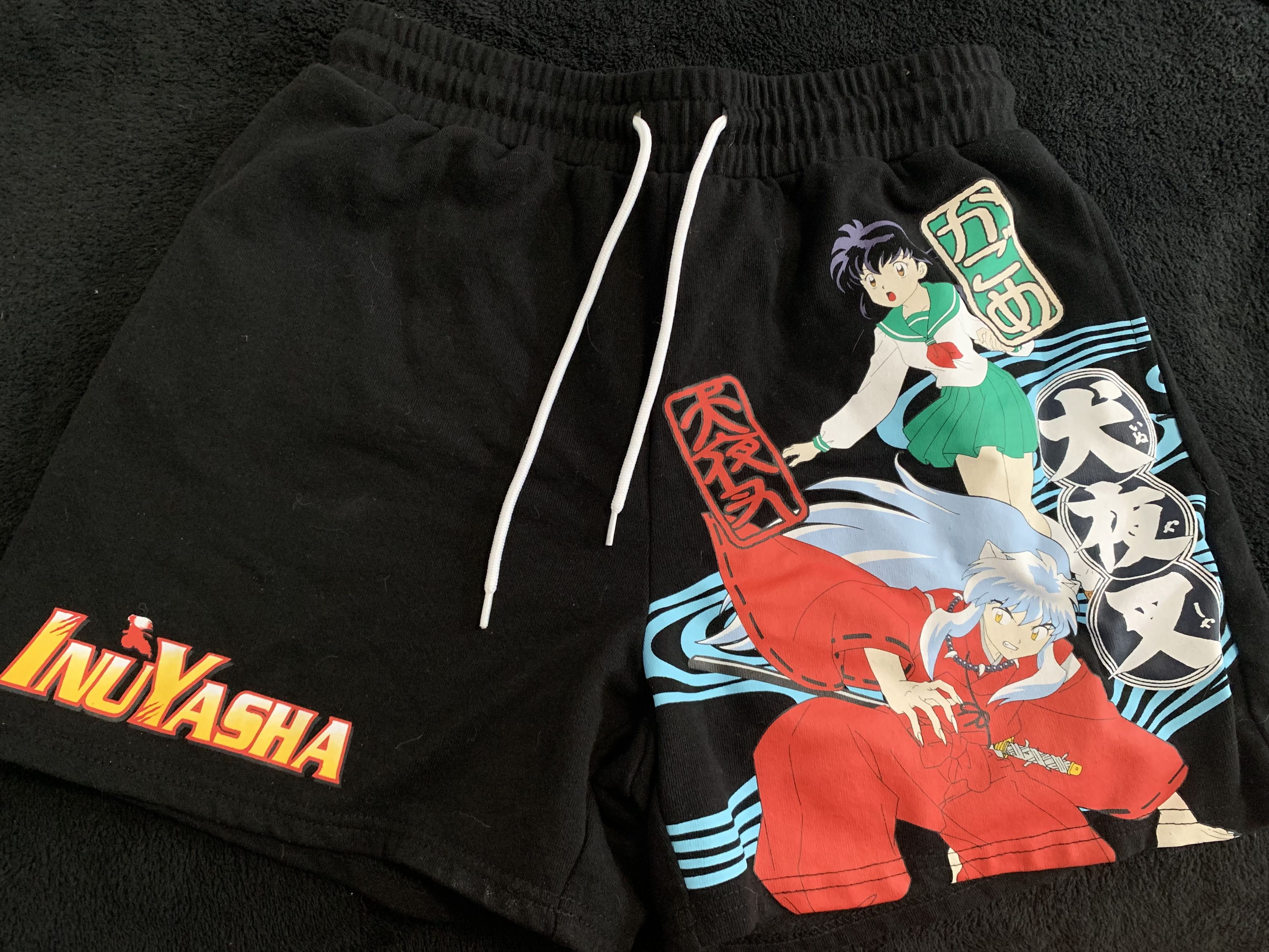 Anime INUYASHA Cotton Shorts ⊛ BLACK ⊛ Basically New Size US 29 - 1 Thumbnail