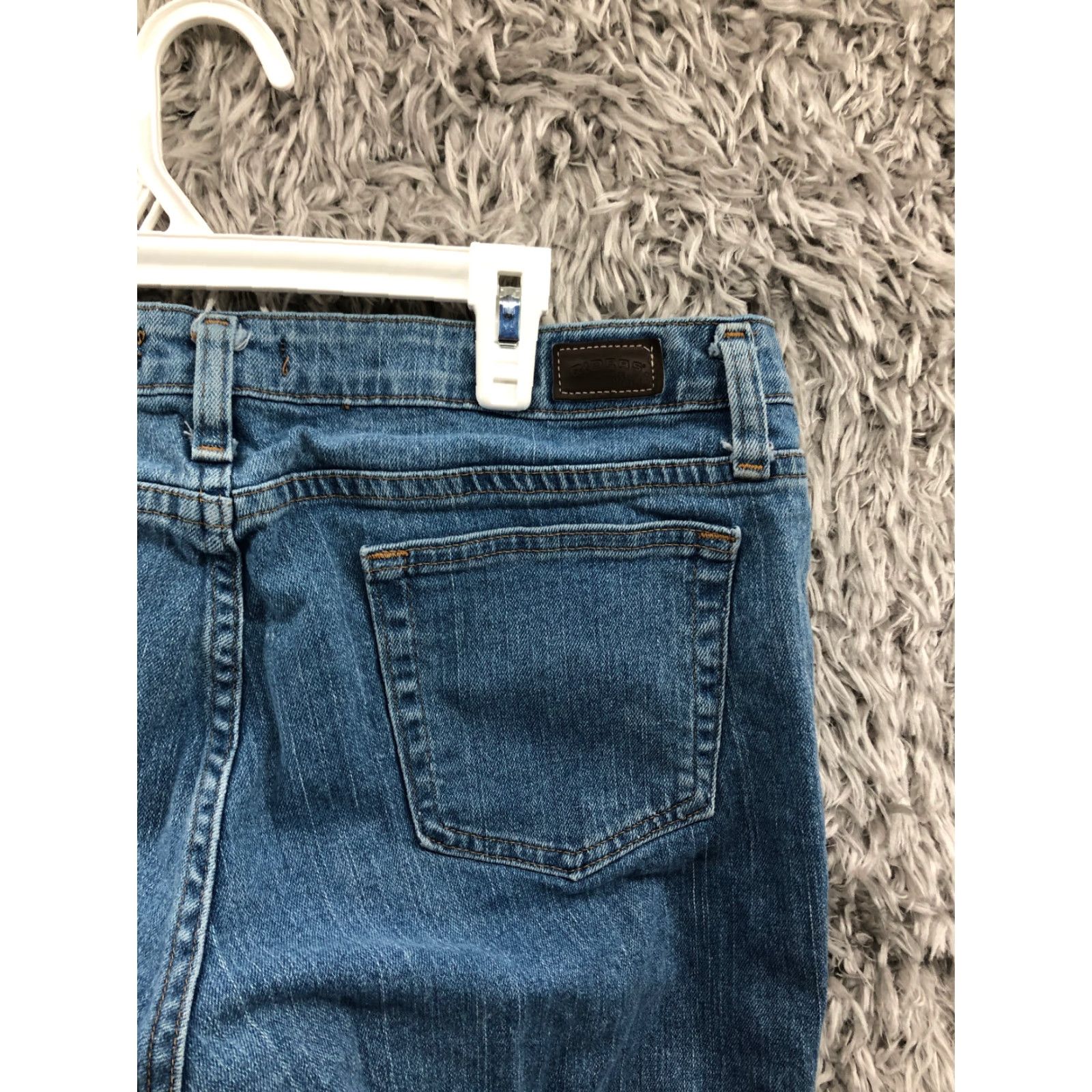 Vintage Riders Jeans Womens Size 14P Mid Rise Dark Wash Blue Denim Size 36" / US 14 / IT 50 - 6 Thumbnail
