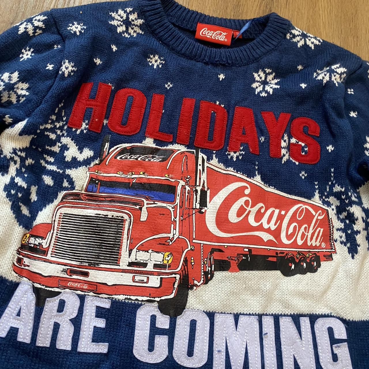 Coca Cola Coca-Cola blue and white Christmas sweater Size US XS / EU 42 / 0 - 3 Thumbnail