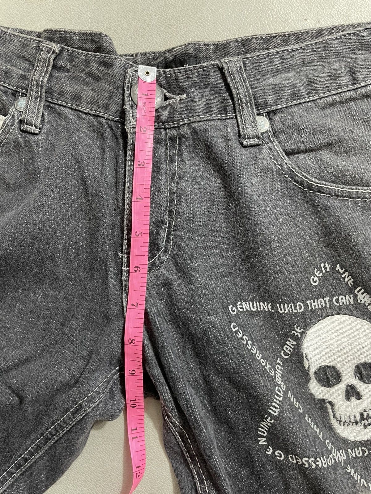 Wildlife Gothic jeans skull washed ifsix lgb kmrii style
