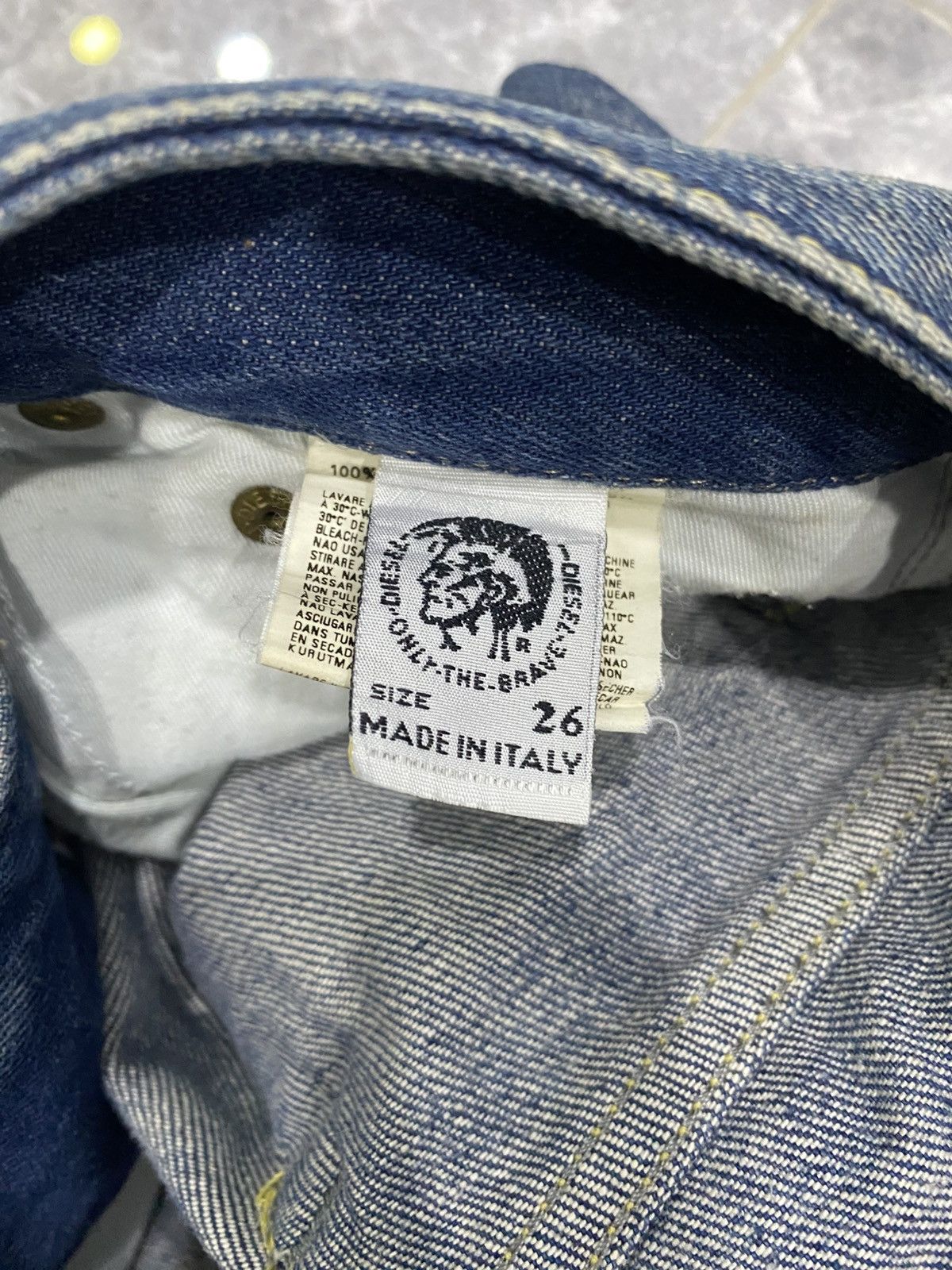 Diesel × Vintage Vintage Diesel Denim Selvedge Jeans Size US 30 / EU 46 - 11 Thumbnail