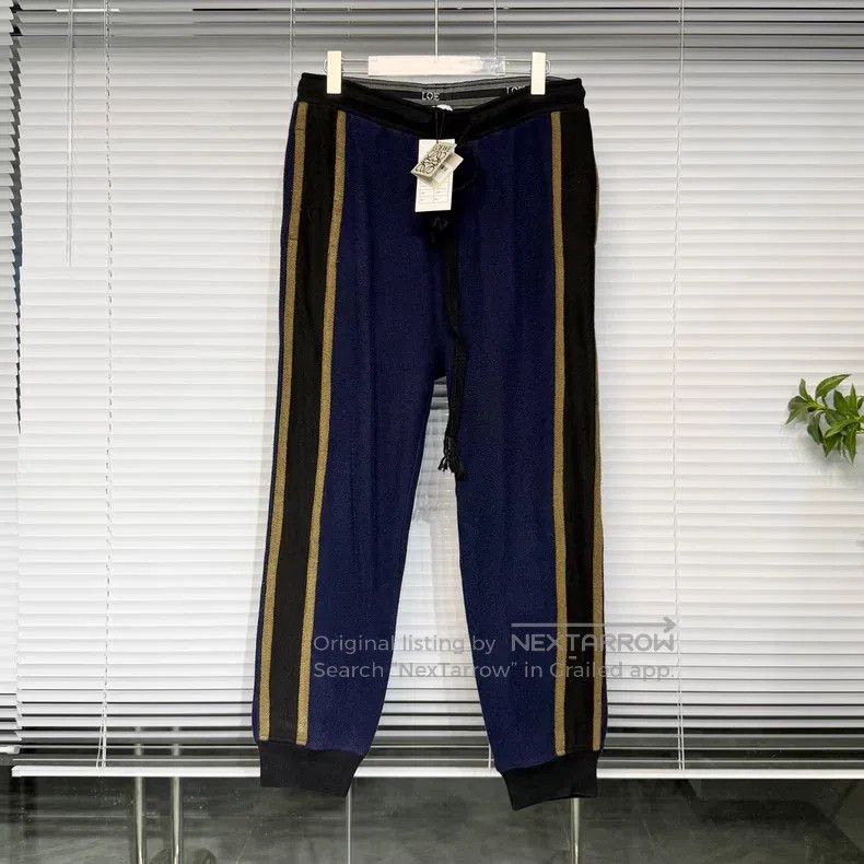 Loewe Loewe size M Casual Pants Sports Pants Color Blocked Embroi Size US 26 / EU 42 - 1 Thumbnail