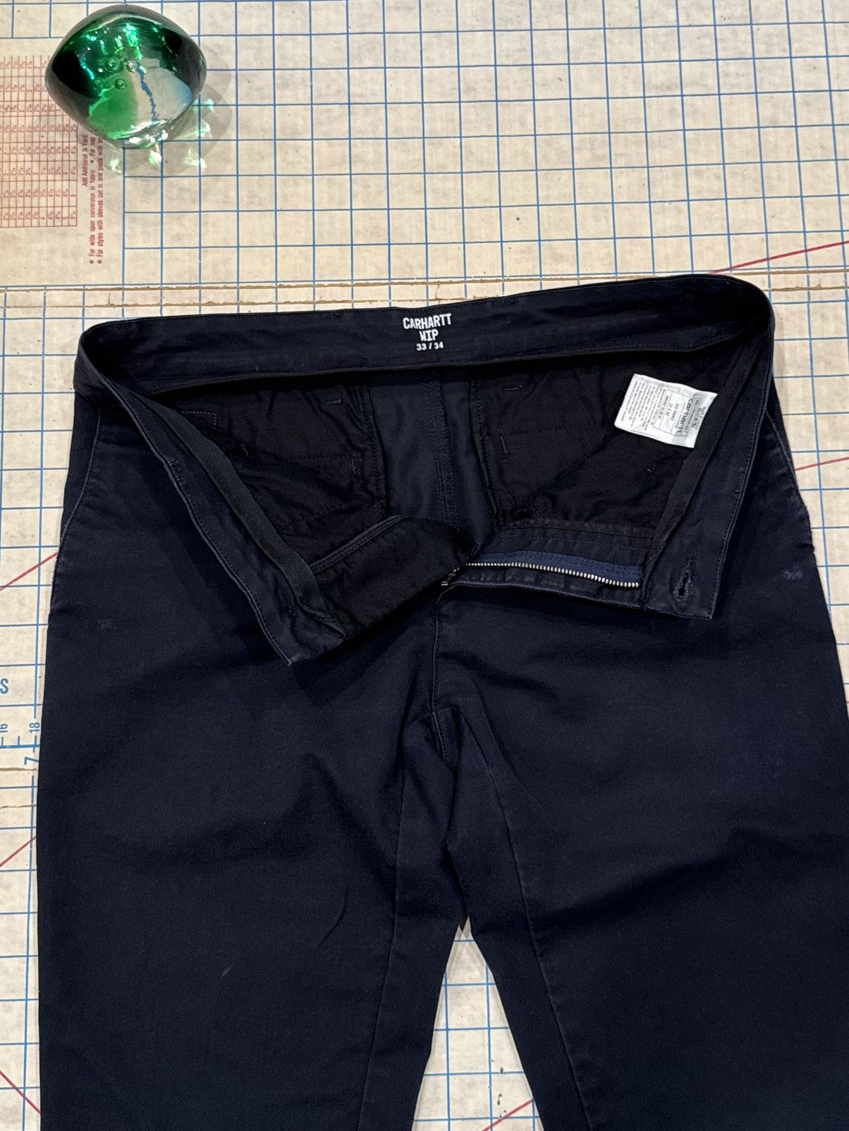 Carhartt Wip Carhartt WIP Sid Pant Mens Size 33 Navy Blue Size US 33 - 7 Thumbnail