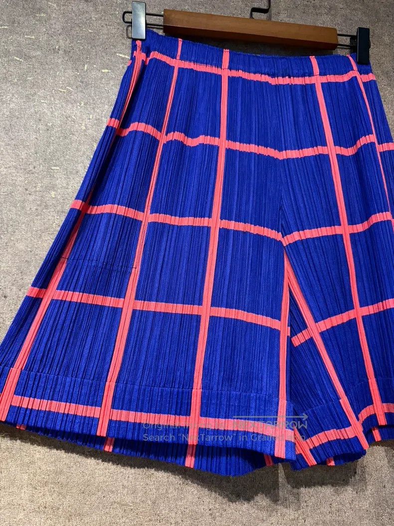 Issey Miyake Issey Miyake size:1 Plaid Shorts Size 22" - 2 Thumbnail