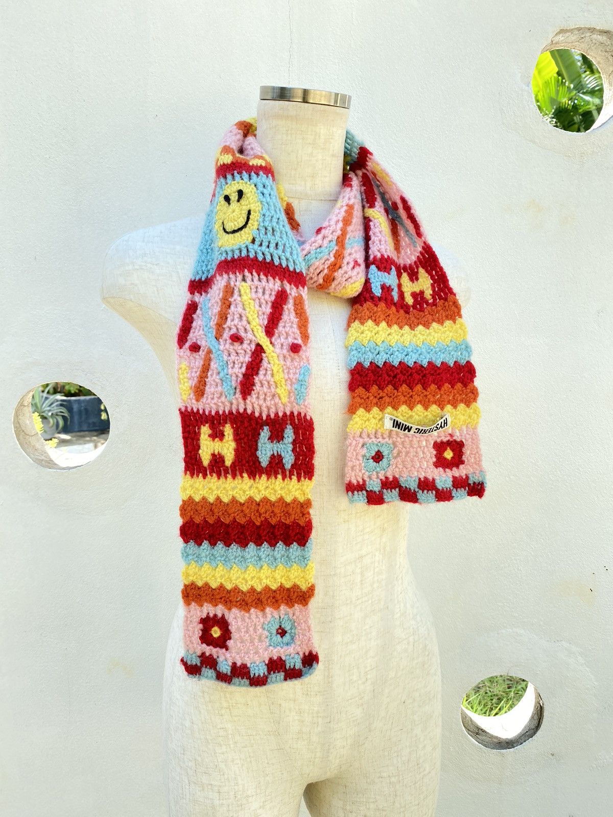 Hysteric Glamour Hysteric Mini Colorful Floral Knit Scarf Size ONE SIZE - 21 Thumbnail