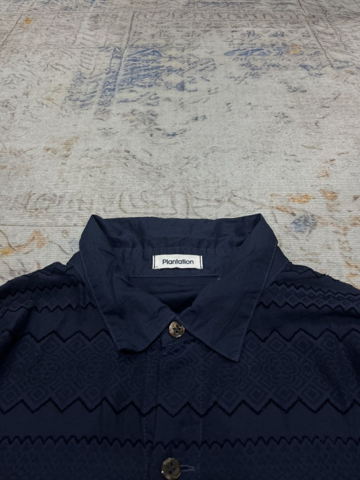 Issey Miyake Plantation by Issey Miyake Zig zag Flower Motif 3/4 Sleeve Size US M / EU 48-50 / 2 - 4 Thumbnail
