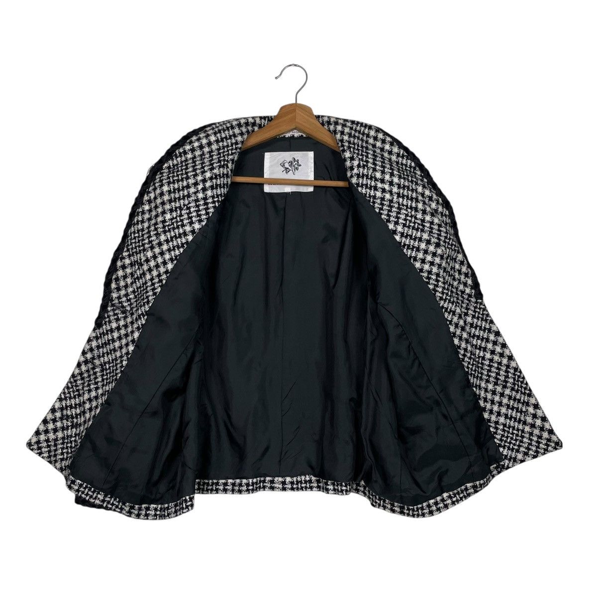 Japanese Brand Takeo Nishida Houndstooth Women Jacket Size M / US 6-8 / IT 42-44 - 11 Thumbnail