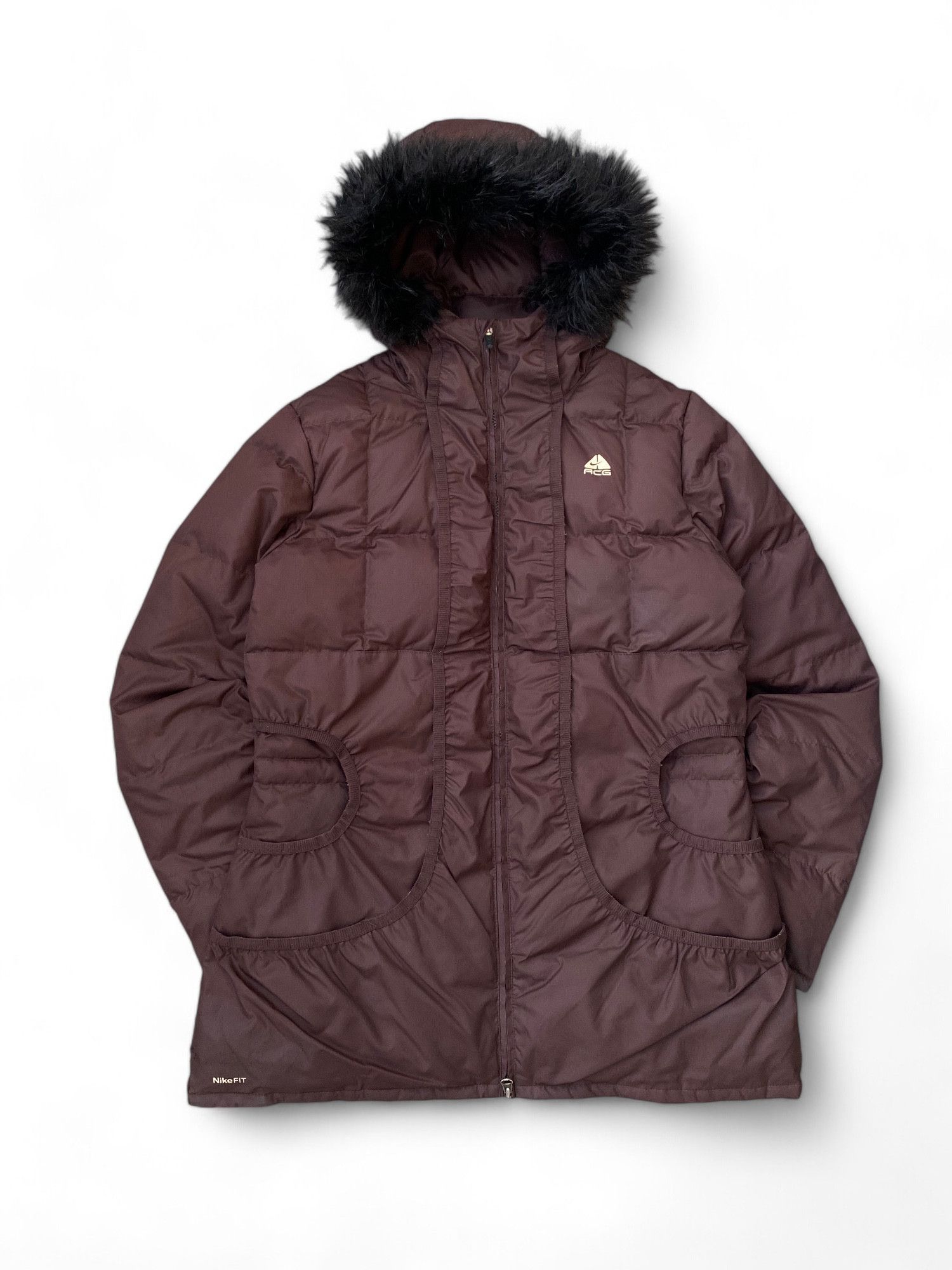 Nike ACG × Vintage Nike Acg Vintage Puffer Jacket 550 Japanese Rare Down Y2k Size L / US 10 / IT 46 - 1 Thumbnail