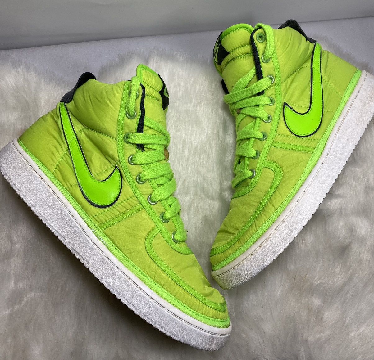 Nike Supreme Vintage Nike Vandal High Supreme Vintage Electric Green Grailed
