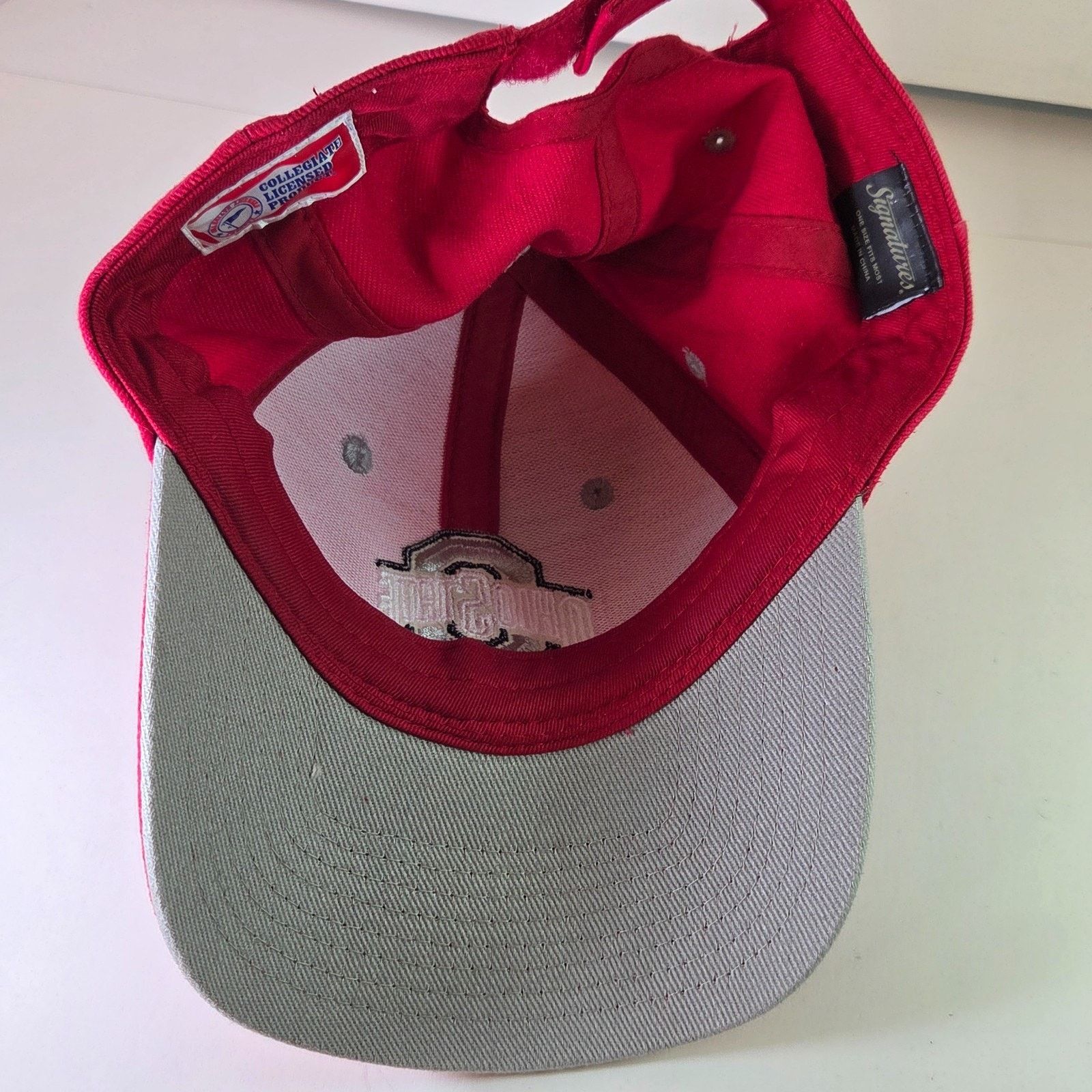 Signatures Ohio State Buckeyes Scarlet Hat Collegiate Signatures OSFM Size ONE SIZE - 8 Thumbnail