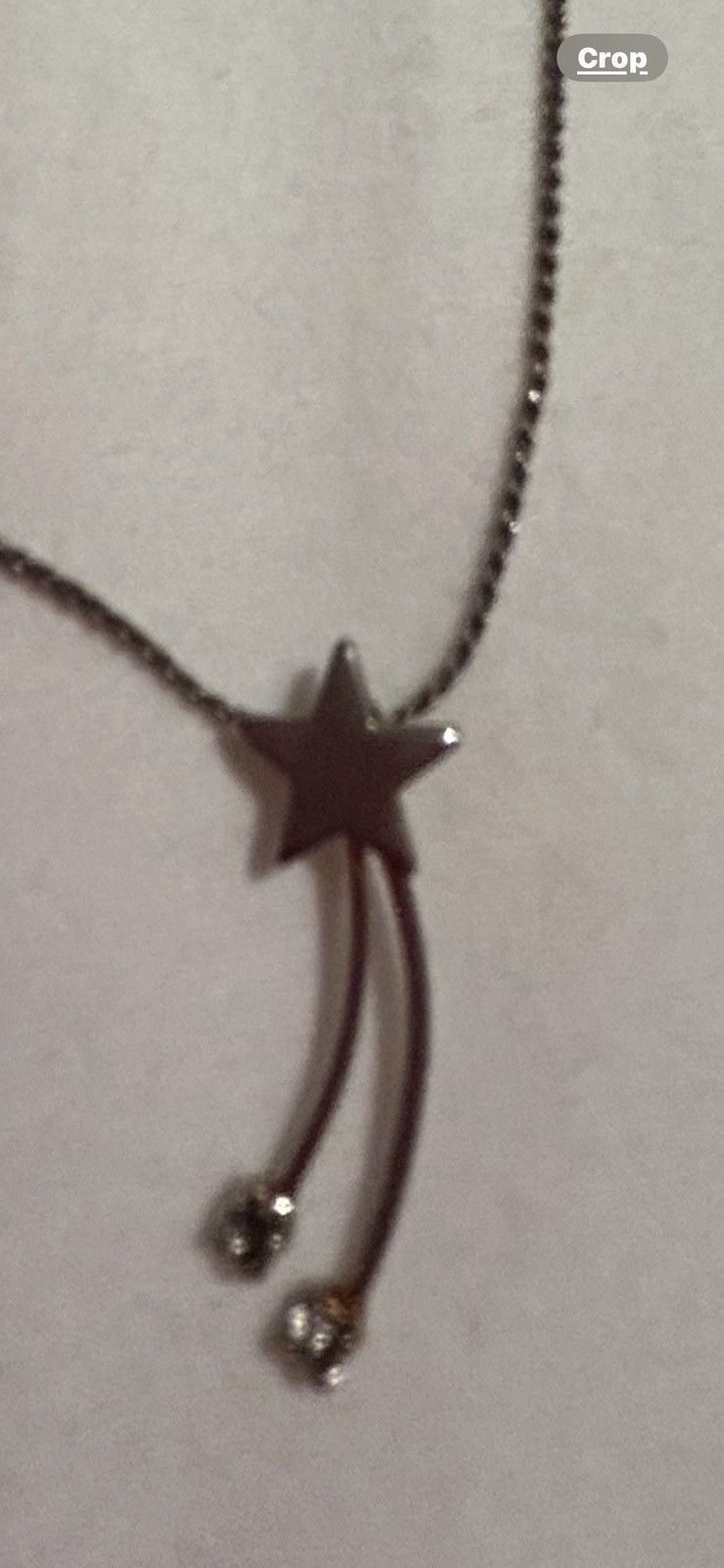 Vintage Sterling 925 SHOOTING STAR small diamonds adjustable size Size ONE SIZE - 1 Thumbnail