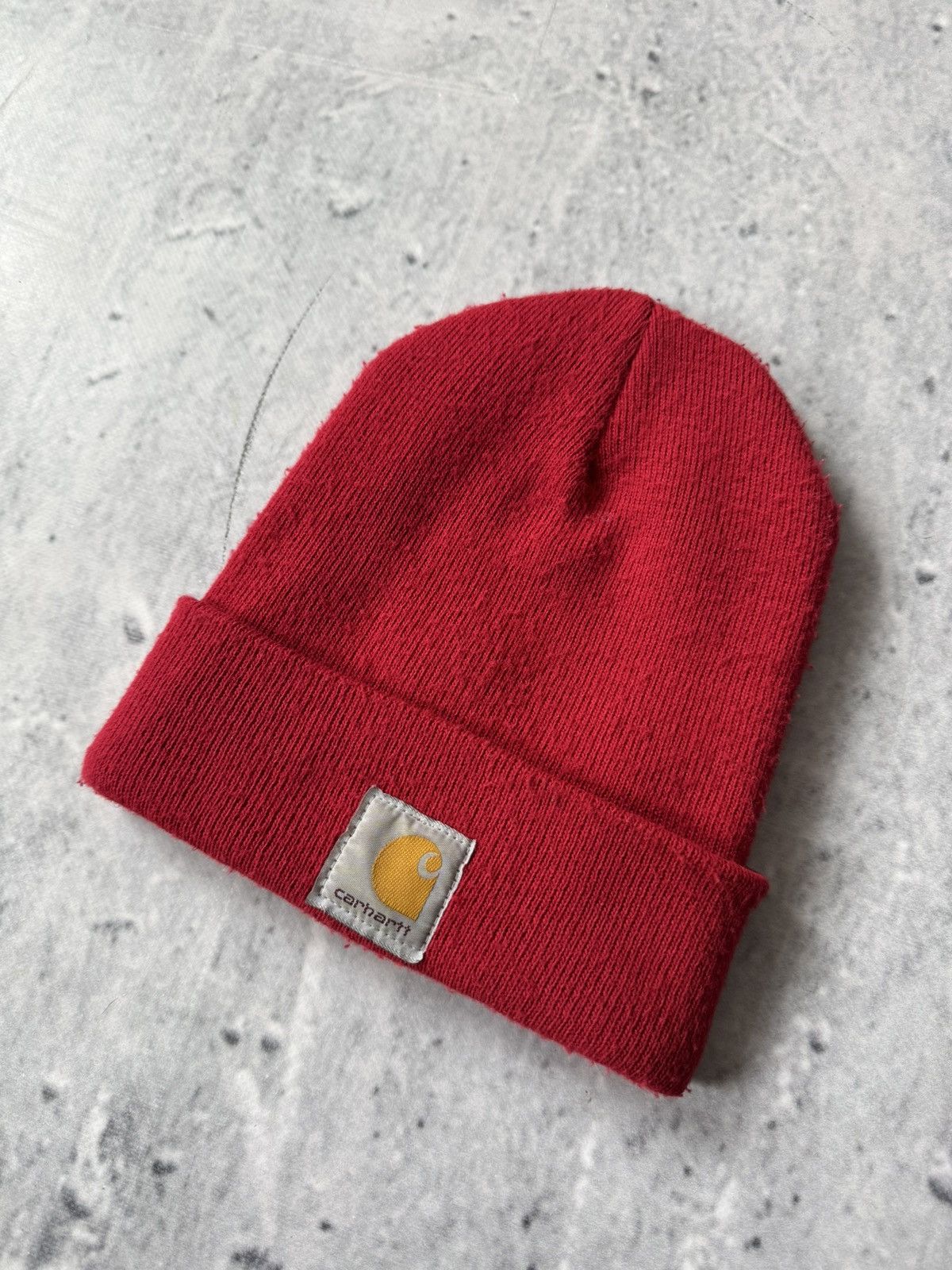 Vintage 😍Red Carhartt vintage 00s beanie unisex Size ONE SIZE - 3 Thumbnail