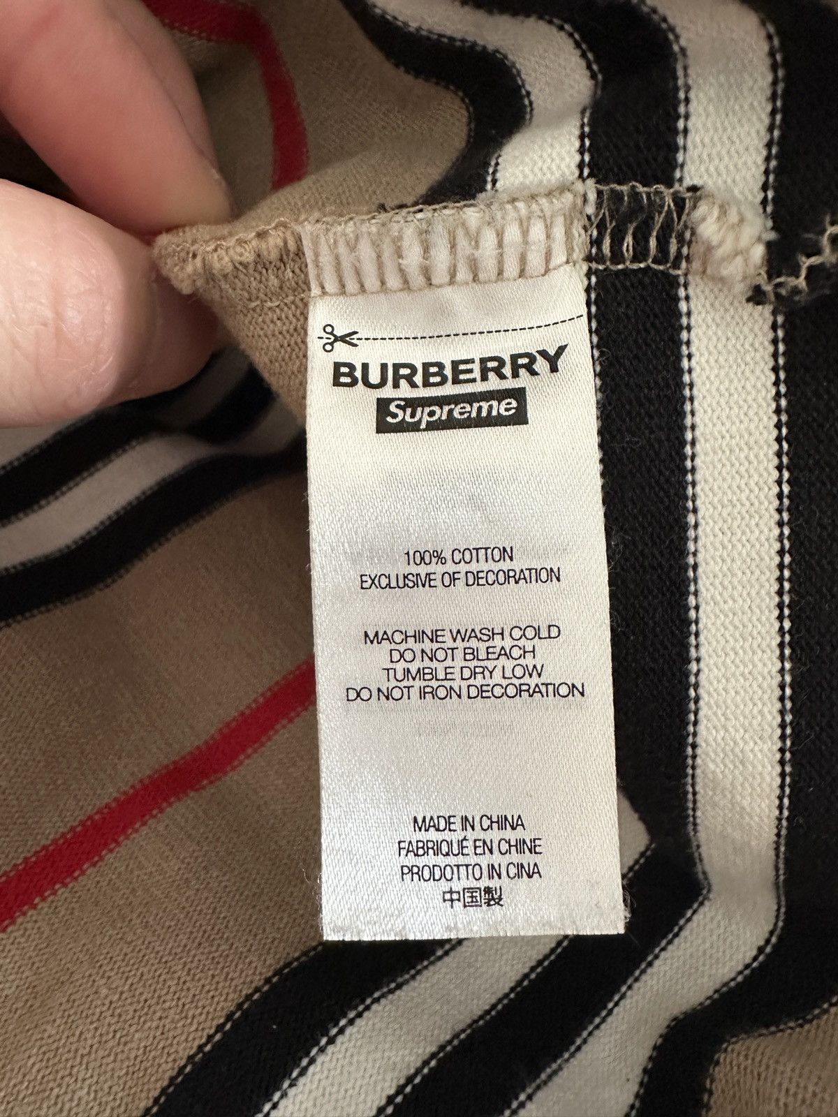 Burberry × Supreme Burberry x Supreme Rugby Size US M / EU 48-50 / 2 - 5 Thumbnail