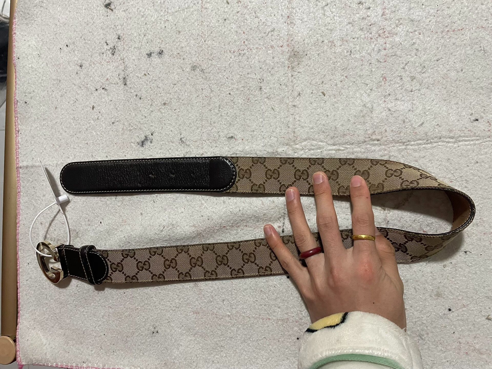 Gucci Gucci GG Monogram G Buckle Belt Size ONE SIZE - 1 Thumbnail