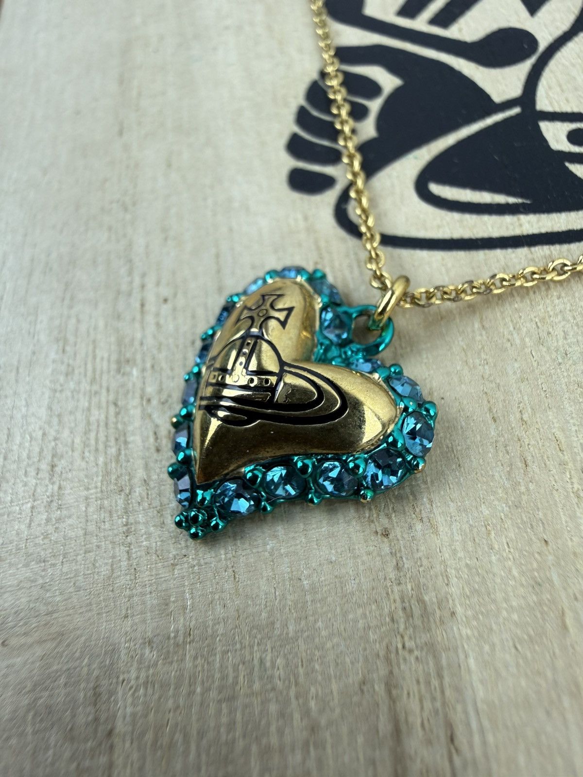 Vivienne Westwood Vivienne Westwood Zita Heart Pendant Necklace In Gold Size ONE SIZE - 2 Thumbnail