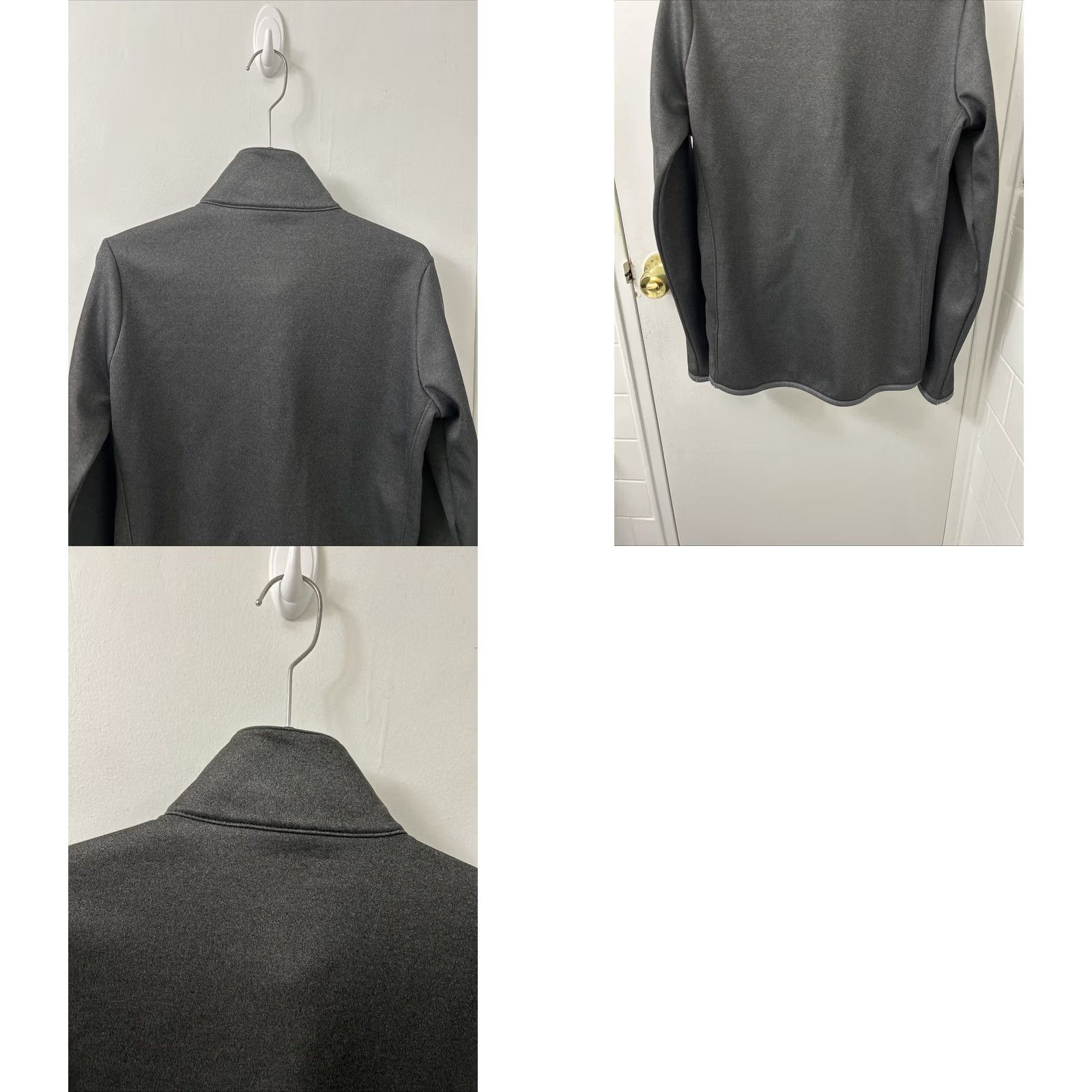 Nike Nike Therma Fit 1/4 Zip Pullover Shirt Womens Medium Gray Size M / US 6-8 / IT 42-44 - 9 Thumbnail