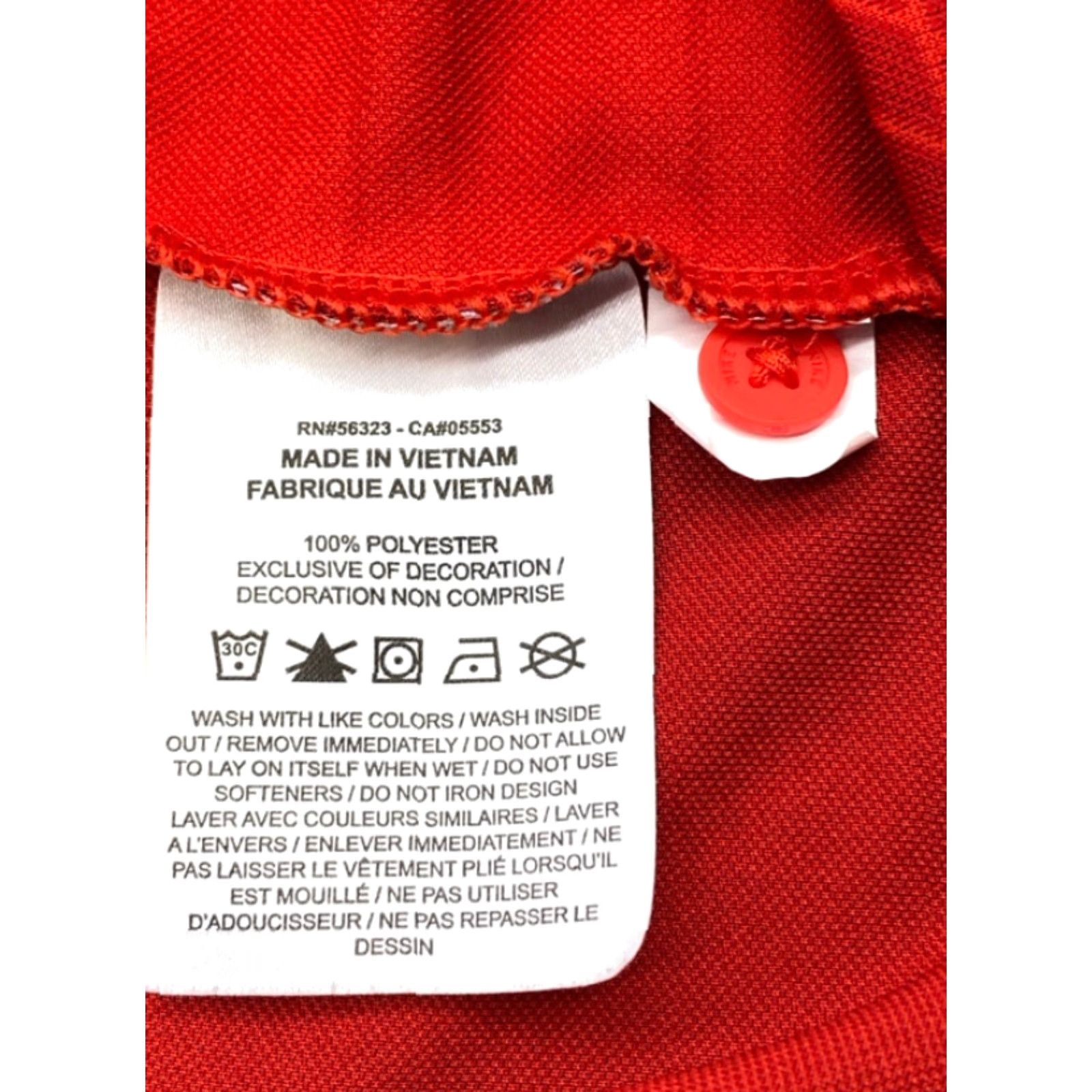 Nike Nike Polo Shirt Mens M Red Striped Dri-Fit Performance Logo Golf Shirt Size US M / EU 48-50 / 2 - 5 Thumbnail
