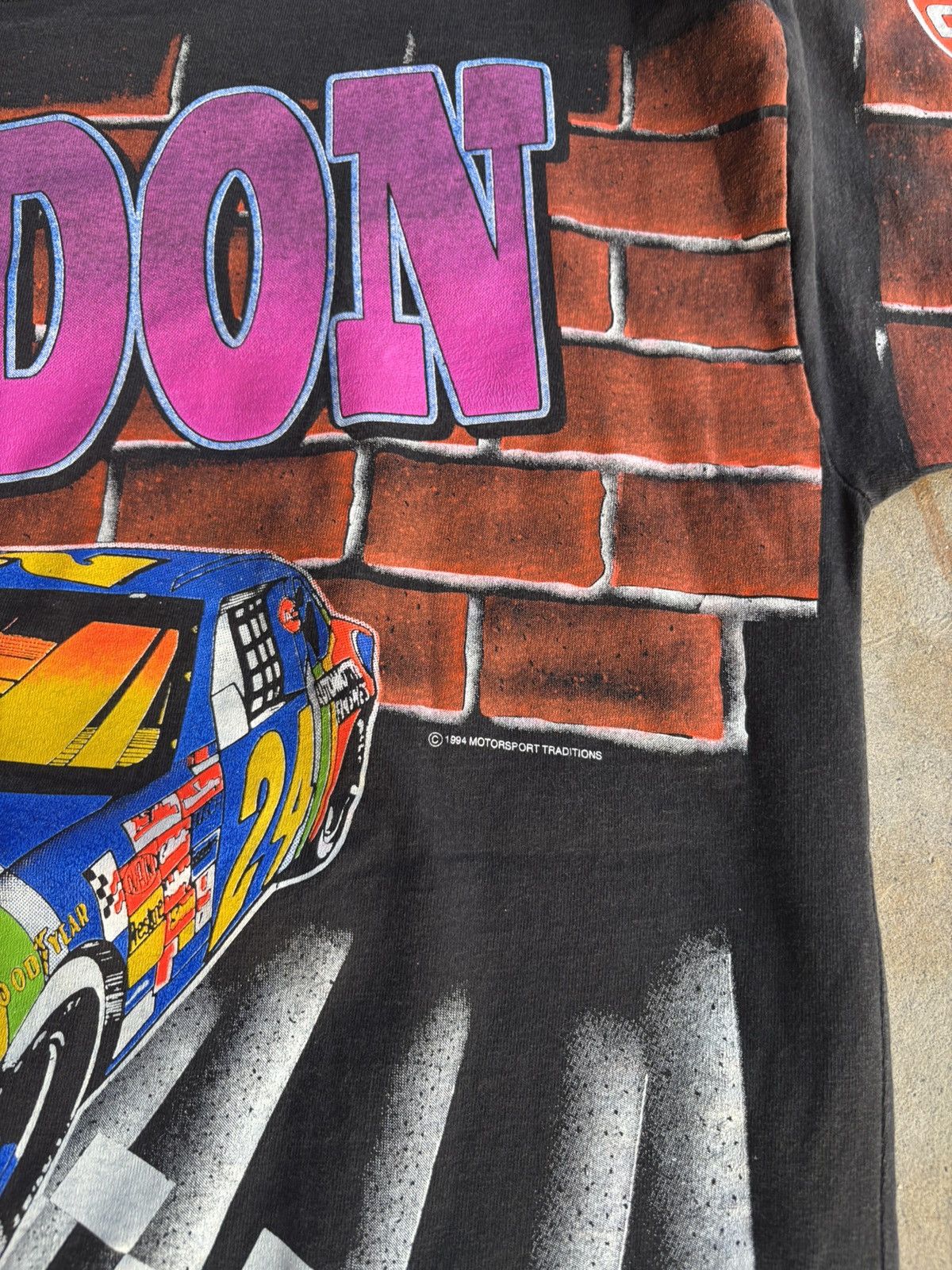 NASCAR Crazy 1994 Jeff Gordon Boxy Fit Cut Neck Single Stitch Tee Size US XL / EU 56 / 4 - 7 Thumbnail