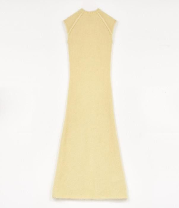 Jil Sander o1w1db10825 Sleeves Dress in Beige Size L / US 10 / IT 46 - 2 Thumbnail