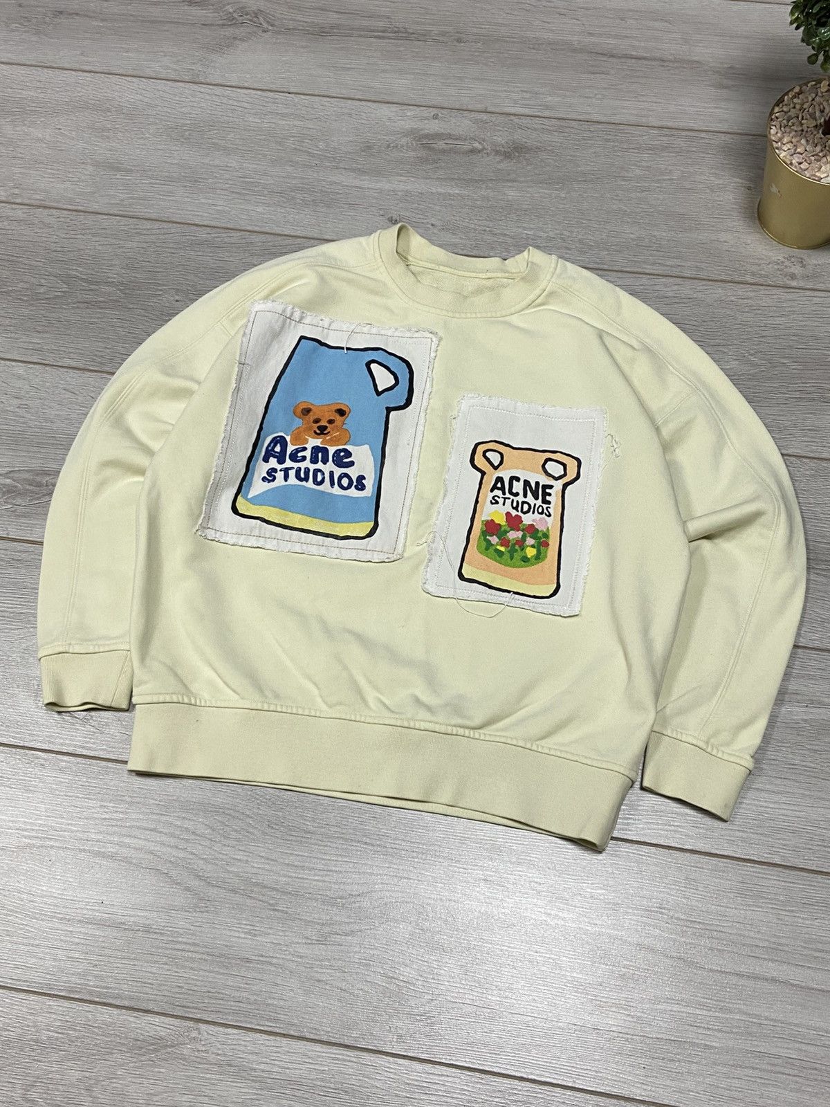 Acne Studios Acne bear Grant Levy Lucero Ceramic Patches Sweatshirt Size M / US 6-8 / IT 42-44 - 4 Thumbnail