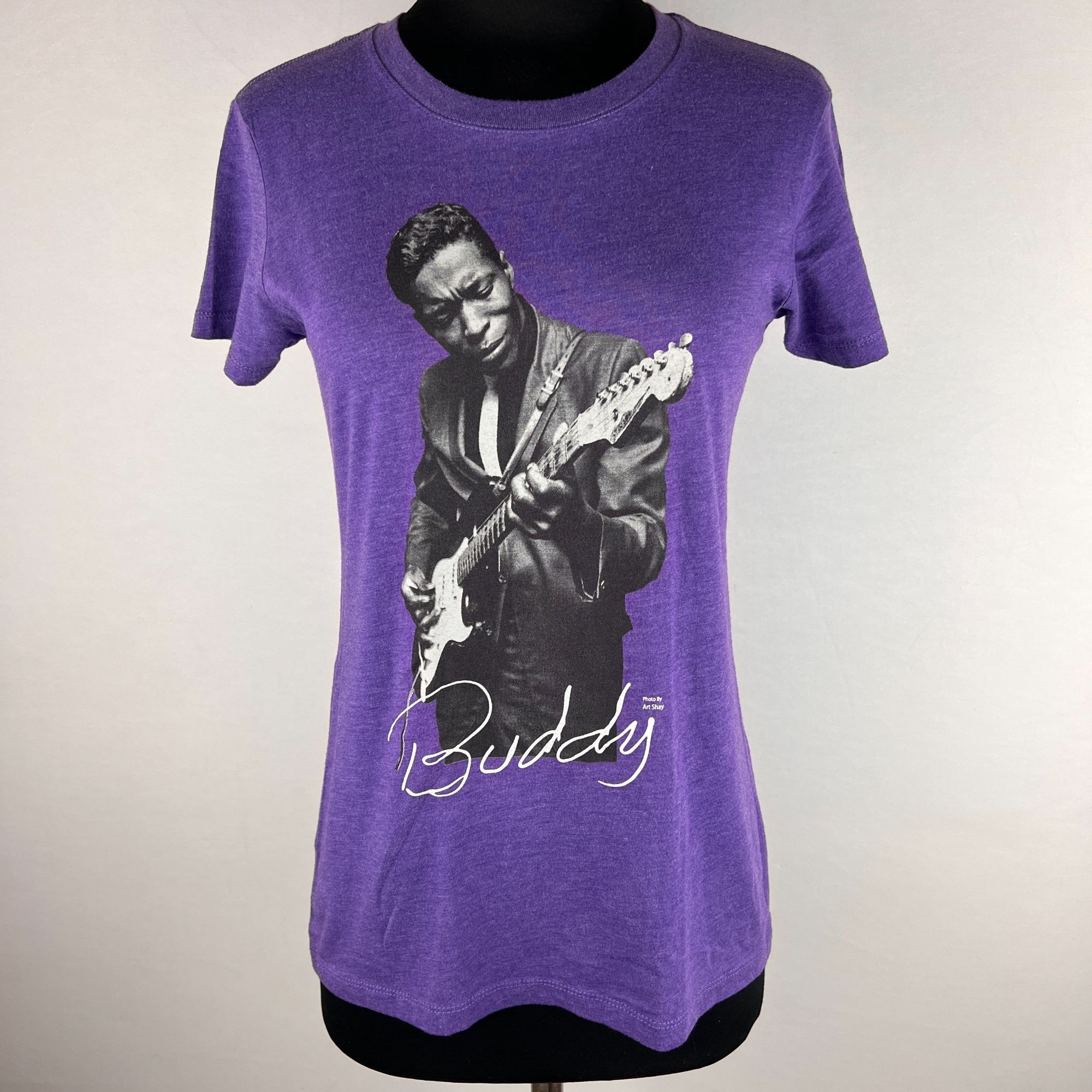 Next Level Buddy Guy Guitar Hero Legends Chicago Womens Med T-Shirt Shi Size M / US 6-8 / IT 42-44 - 1 Thumbnail