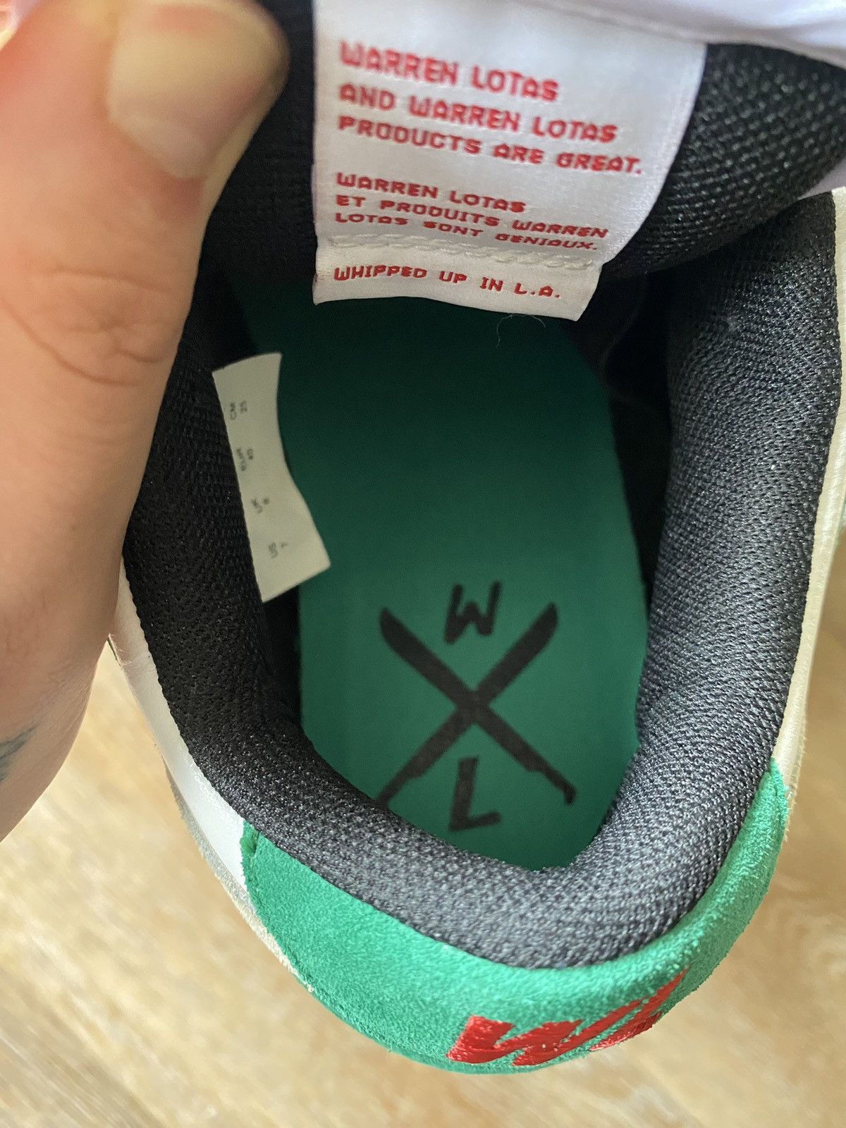 Warren Lotas Deadstock Warren Lotas Dunk Toxic Green Jason sneakers Size US 7 / EU 40 - 6 Thumbnail