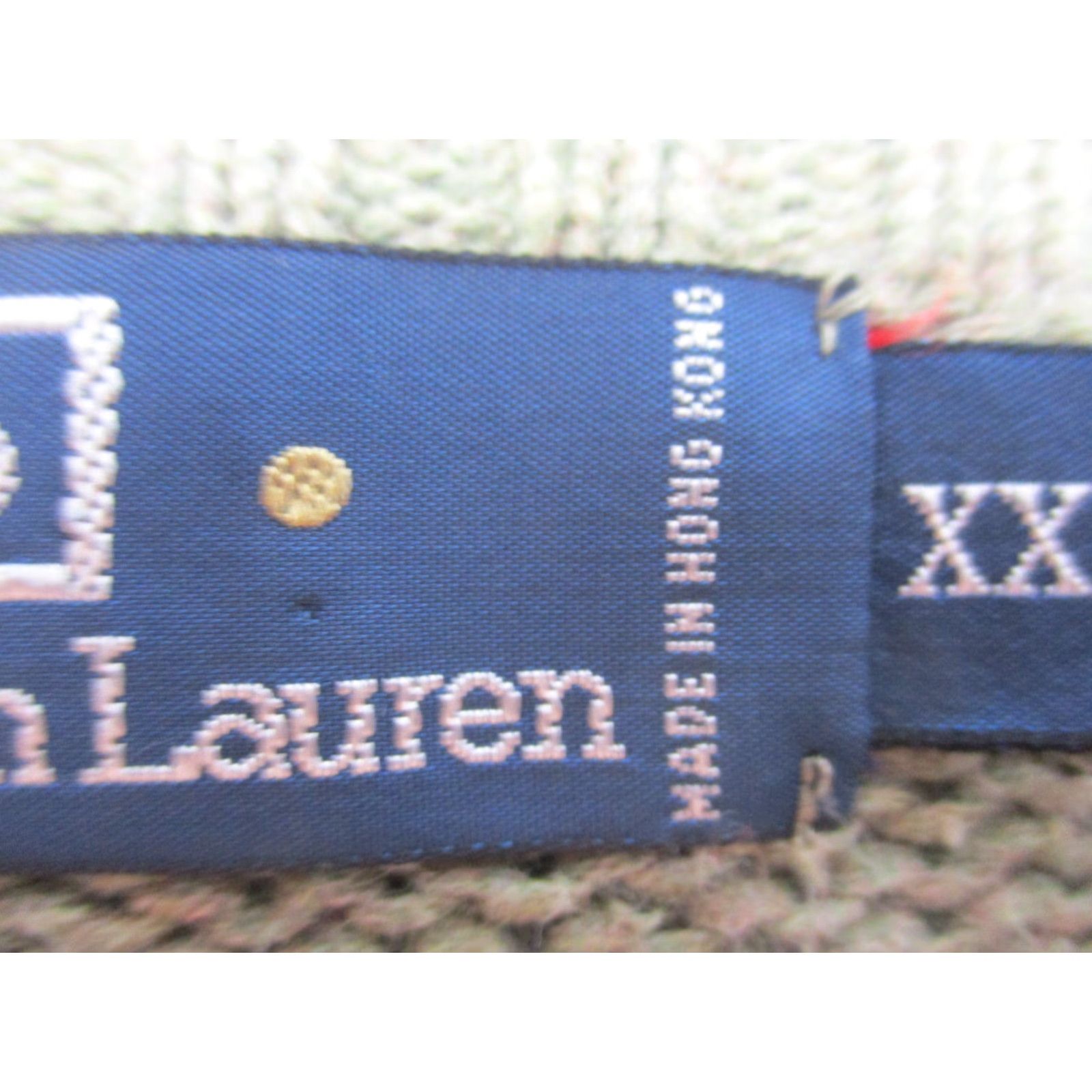 Polo Ralph Lauren VINTAGE Polo Ralph Lauren Sweater Shirt Men XXL Cable Knit Green 80s 90s Logo Pullover Size US XXL / EU 58 / 5 - 4 Thumbnail