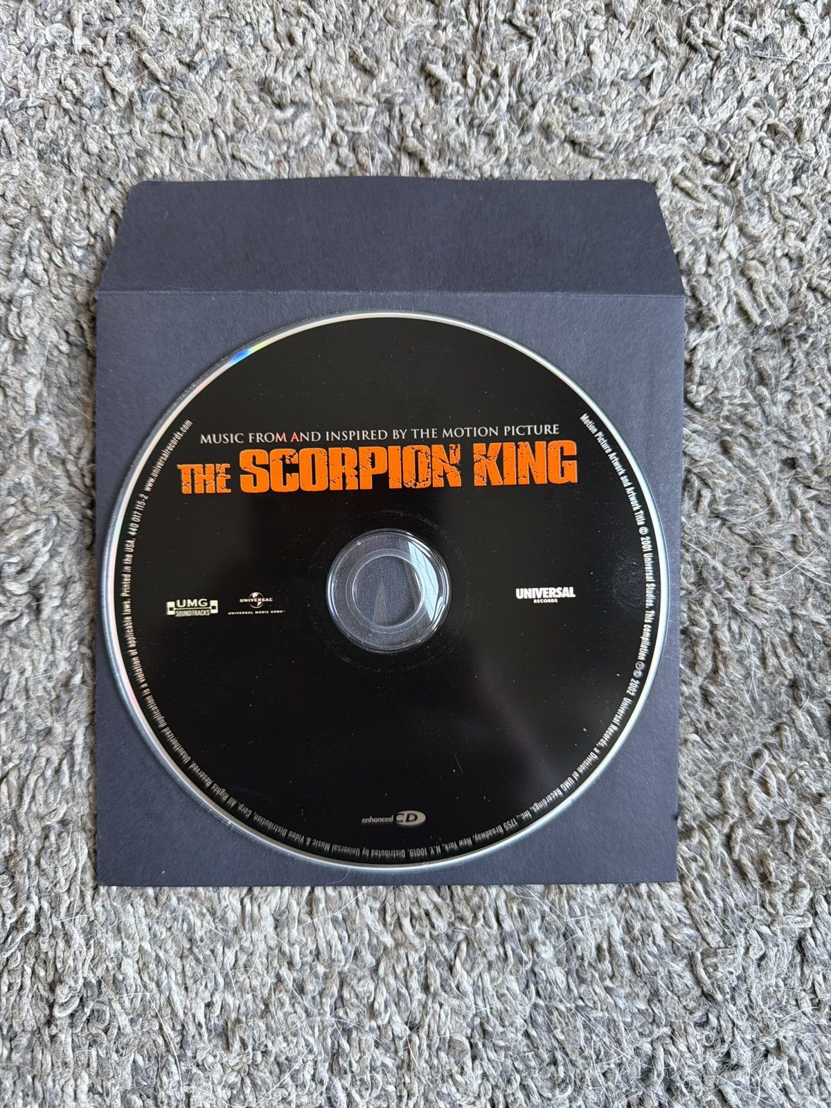 Universal Studios The Scorpion King Soundtrack (2002, CD) Size ONE SIZE - 1 Thumbnail