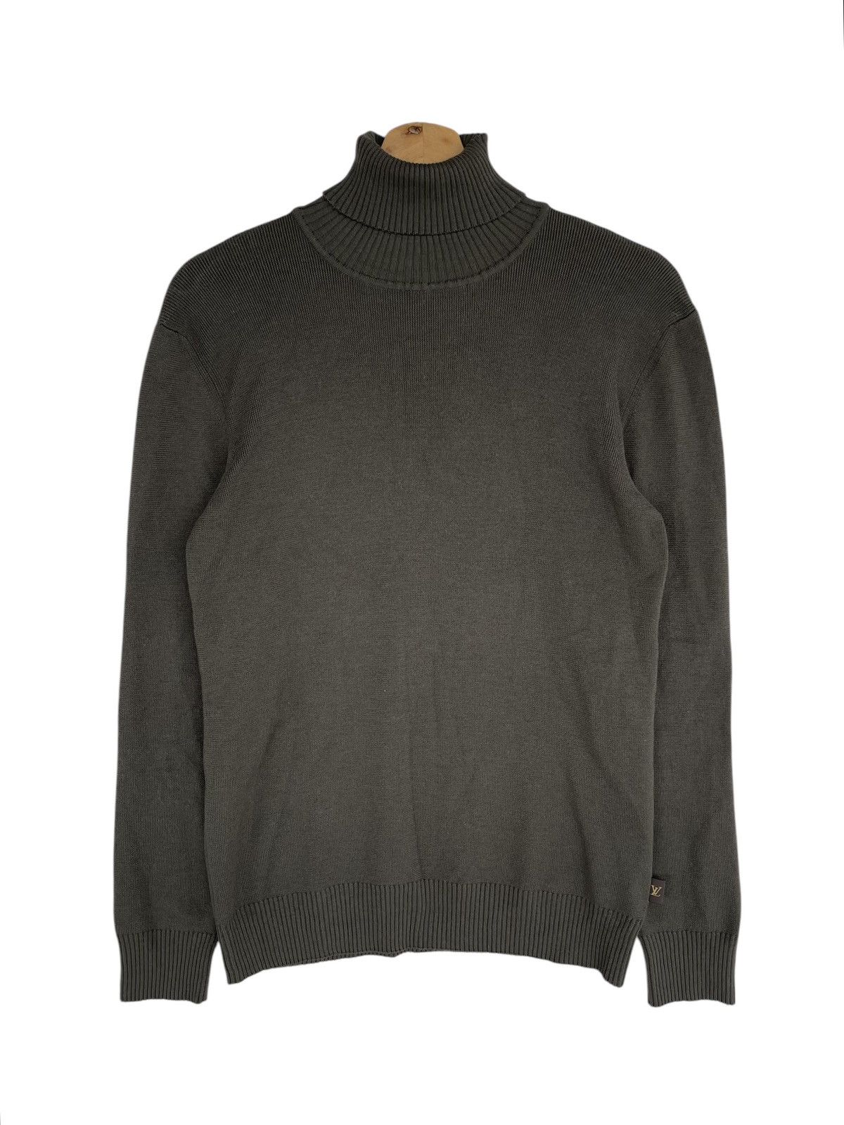 Louis Vuitton Y2K Louis Vuitton Embossed Wool Turtle Neck Size US M / EU 48-50 / 2 - 1 Thumbnail
