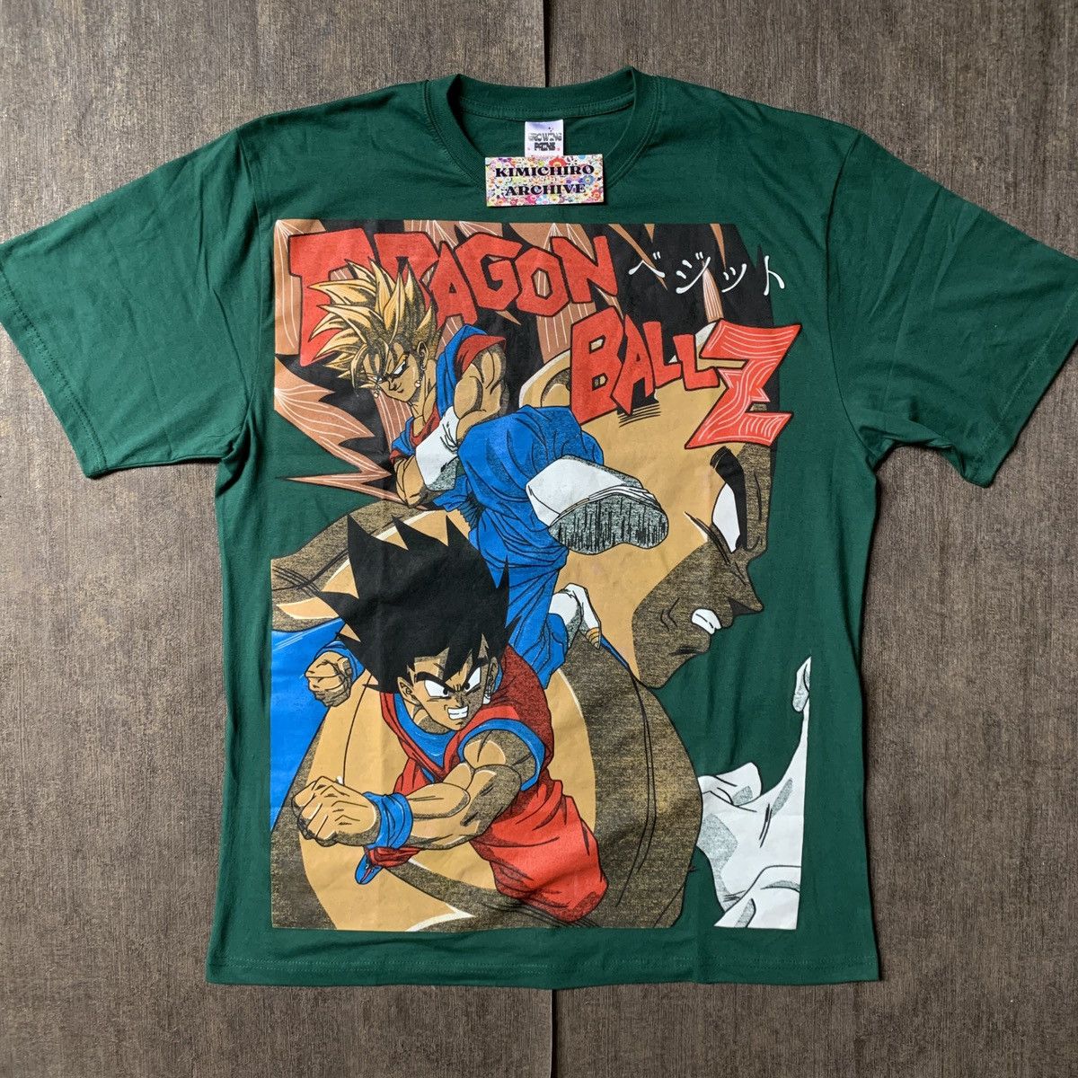 Rare Dragon ball Z x Vegito vs Majin buu x anime tee x fan botleg | Grailed