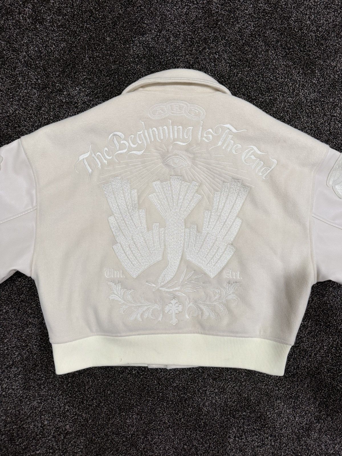 Untitled Artworks Untitled Artworks Milano Angel of Peace Varsity Cream Jacket Size US S / EU 44-46 / 1 - 15 Thumbnail