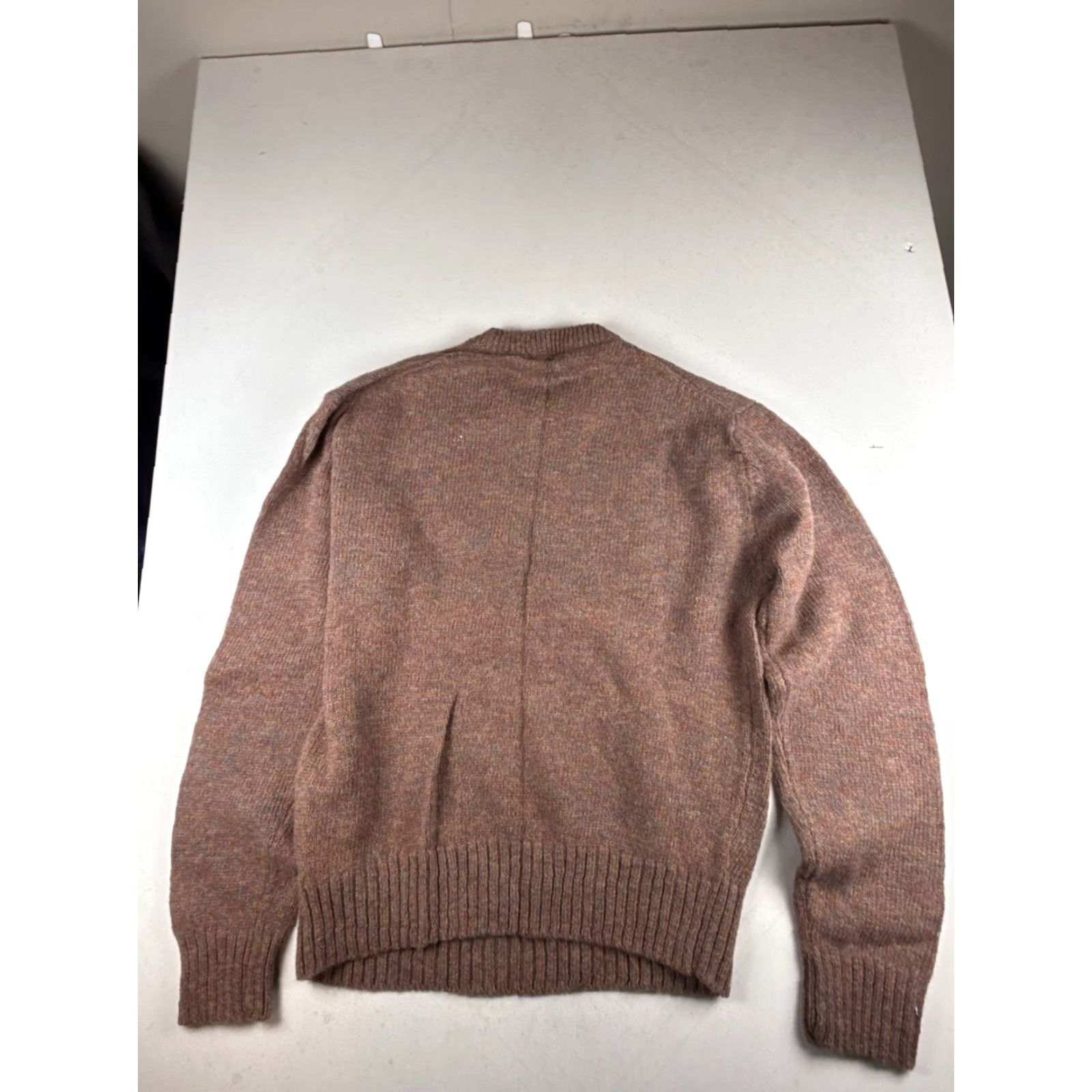 Sears VINTAGE Sears Classic Mens L 100% Shetland Wool Gray Black Argyle V-Neck Sweater Size US XL / EU 56 / 4 - 6 Thumbnail