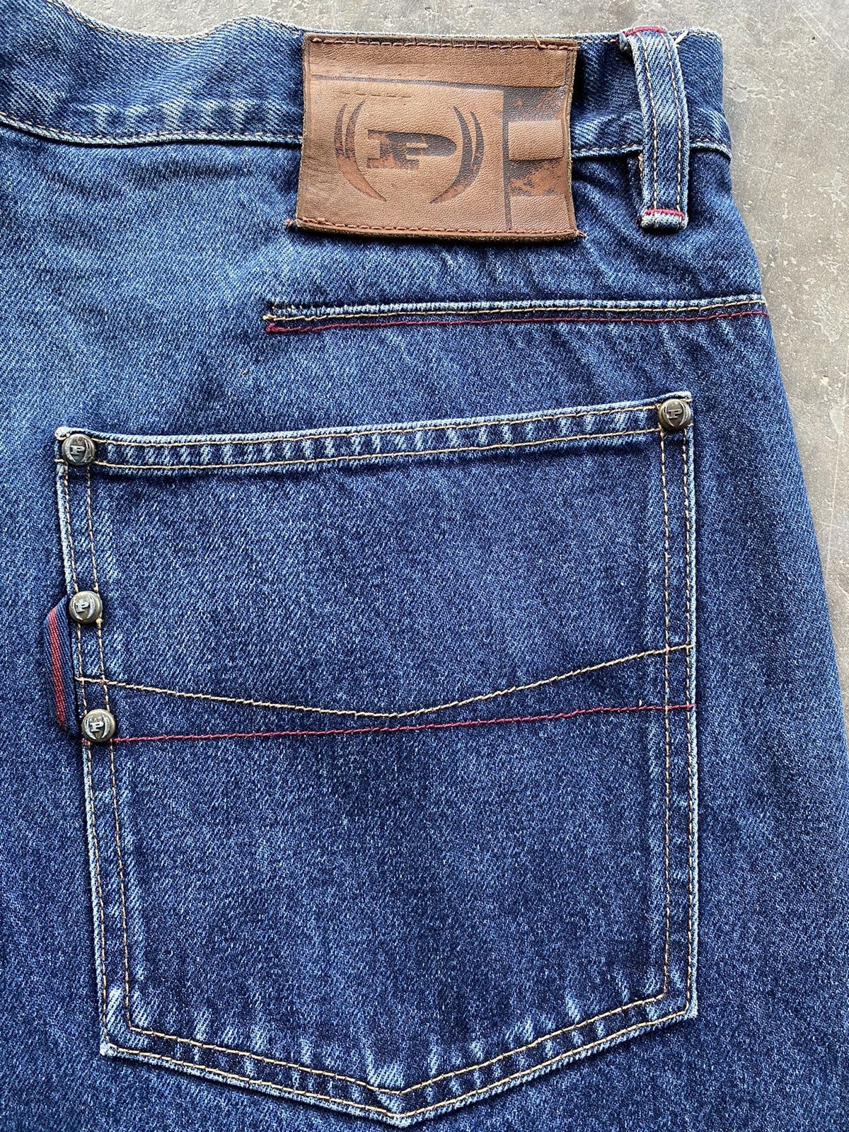 Phat Farm × Vintage Baggy Jeans Phat Farm Rappers Jeans 36x34 Size US 36 / EU 52 - 16 Thumbnail