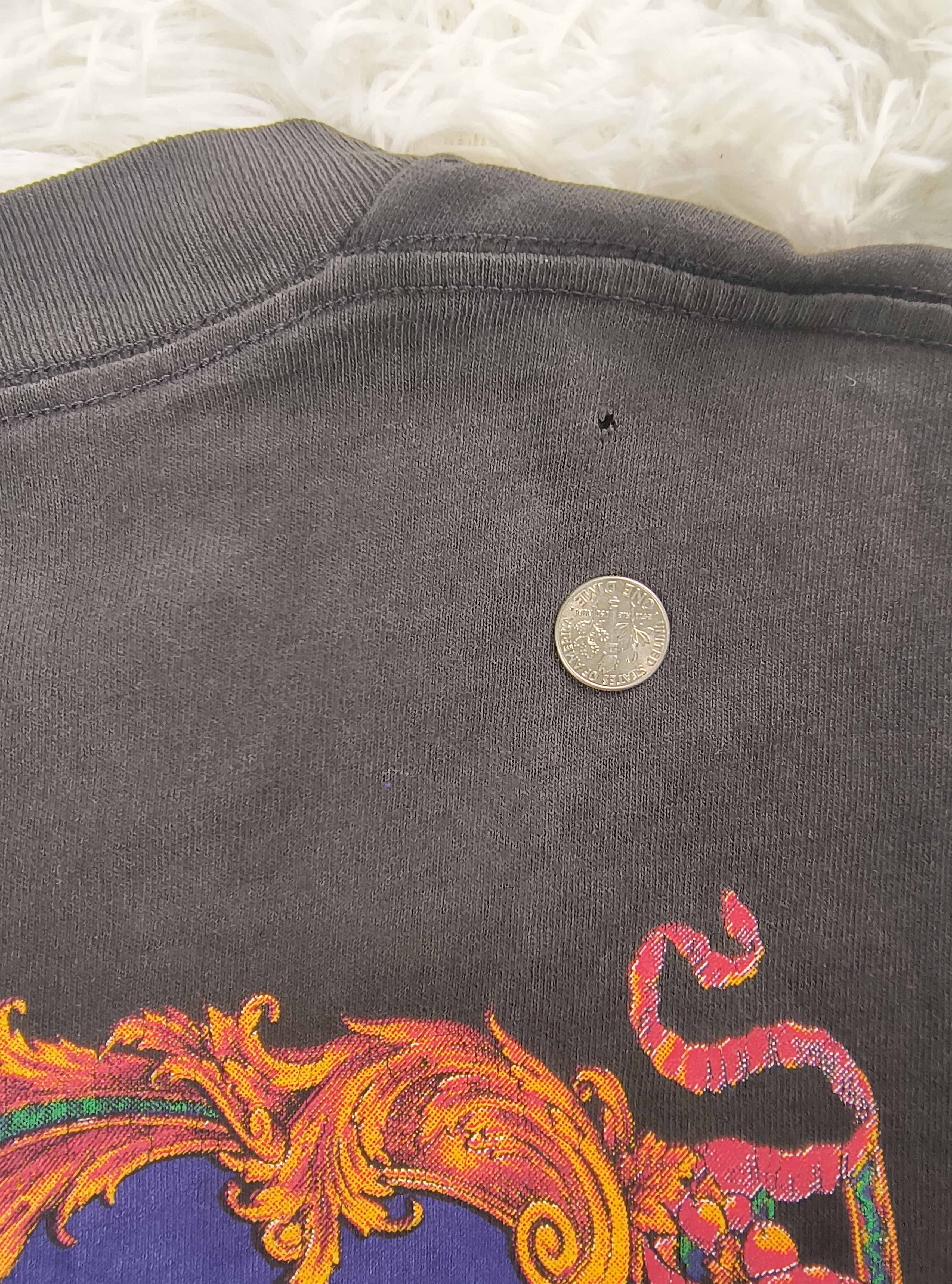 Other Vintage distressed Elton John Tour 92-93 Gianni Versace tee Size US L / EU 52-54 / 3 - 11 Thumbnail