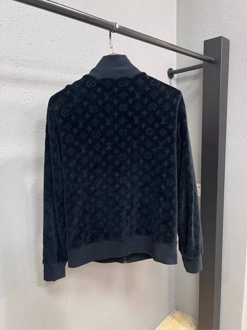 Louis Vuitton Louis Vuitton Louis Vuitton Black Velvet Jacket-2506 Size US XL / EU 56 / 4 - 2 Thumbnail
