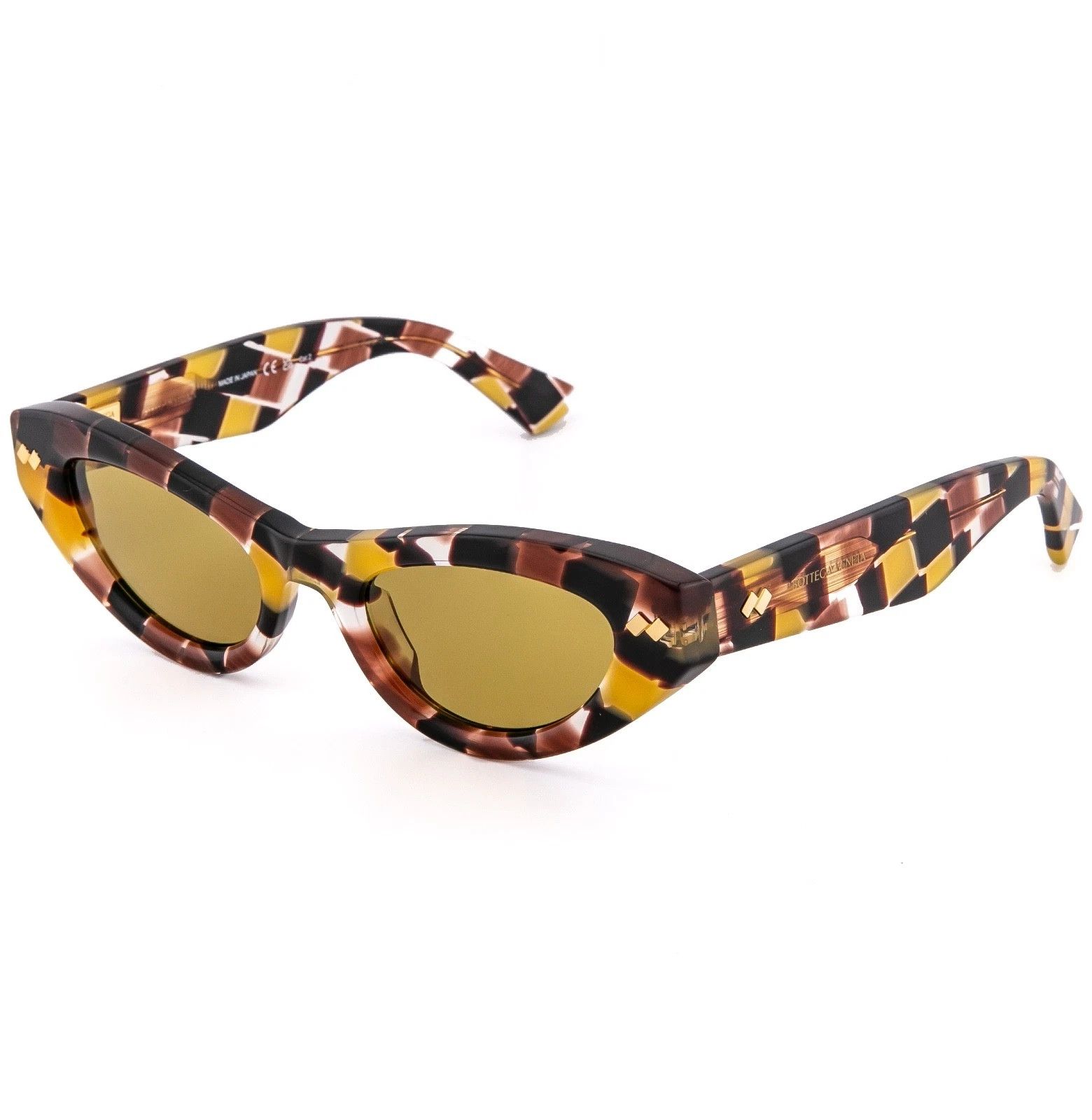 Bottega Veneta BOTTEGA VENETA 1350 BV1350S DIZZY Intrecciato Sunglass 003 Size ONE SIZE - 7 Thumbnail